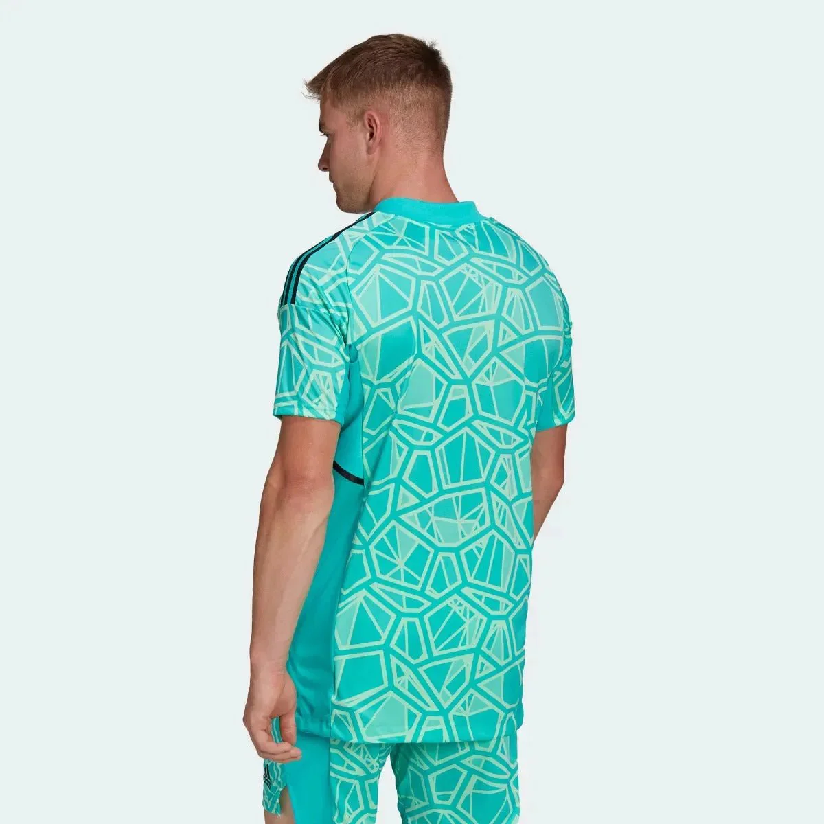 adidas Condivo 22 Goalkeeper Short Sleeve Jersey - Mint Rush - Image 3