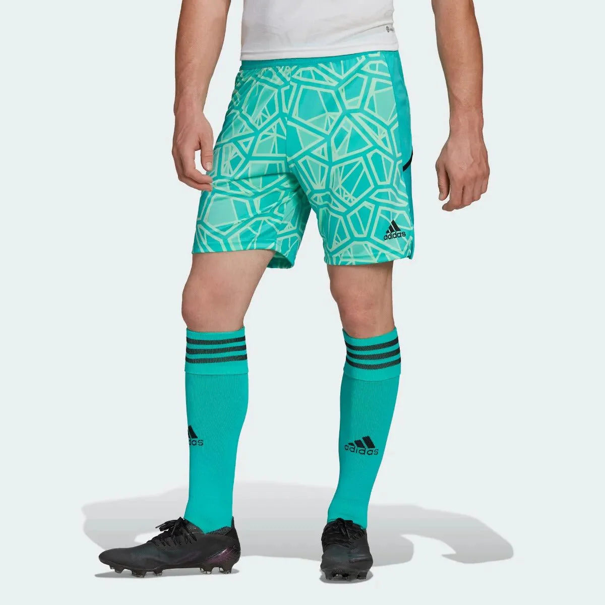 adidas Condivo 22 Goalkeeper Shorts - Mint Rush - Image 3