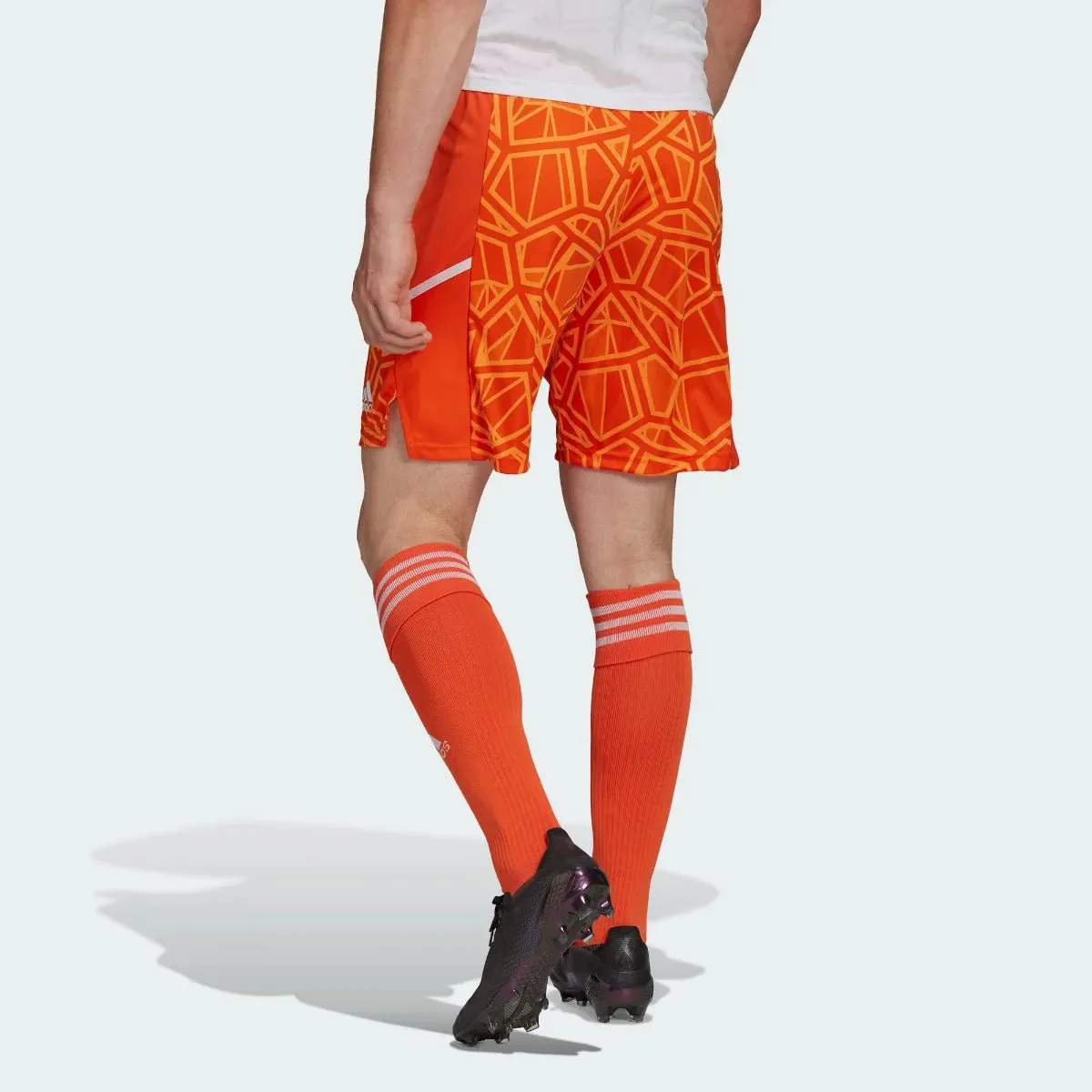 adidas Condivo 22 Goalkeeper Shorts - Orange - Image 4