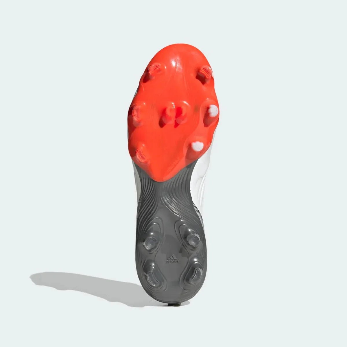 Adidas Copa Sense .1 FG - White-Grey-Solar Red - Image 6