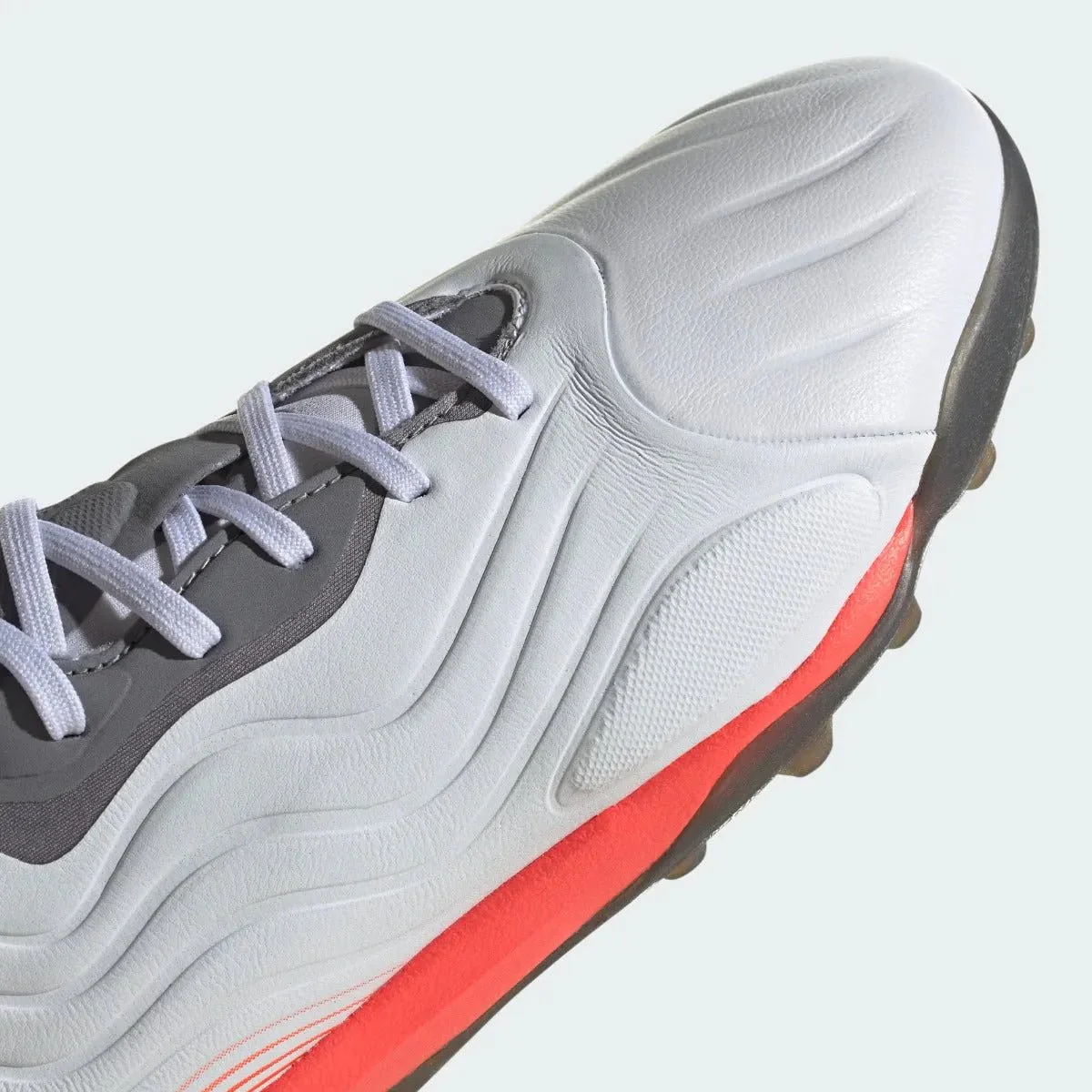 Adidas Copa Sense .1 TF - White-Grey-Solar Red - Image 7