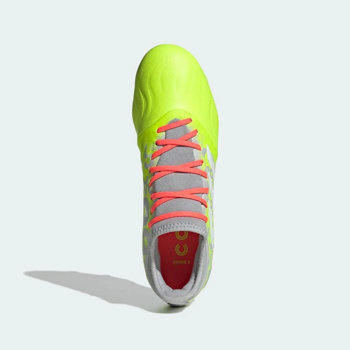 Adidas Copa Sense .3 FG - Clear Onix-Solar Yellow - Image 5