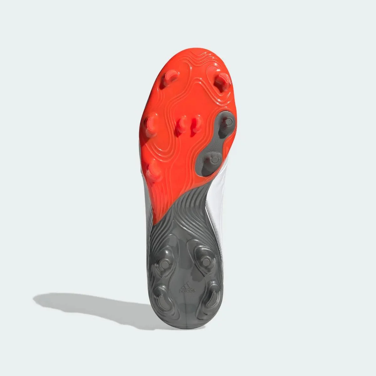 Adidas Copa Sense .3 FG - White-Grey-Solar Red - Image 6
