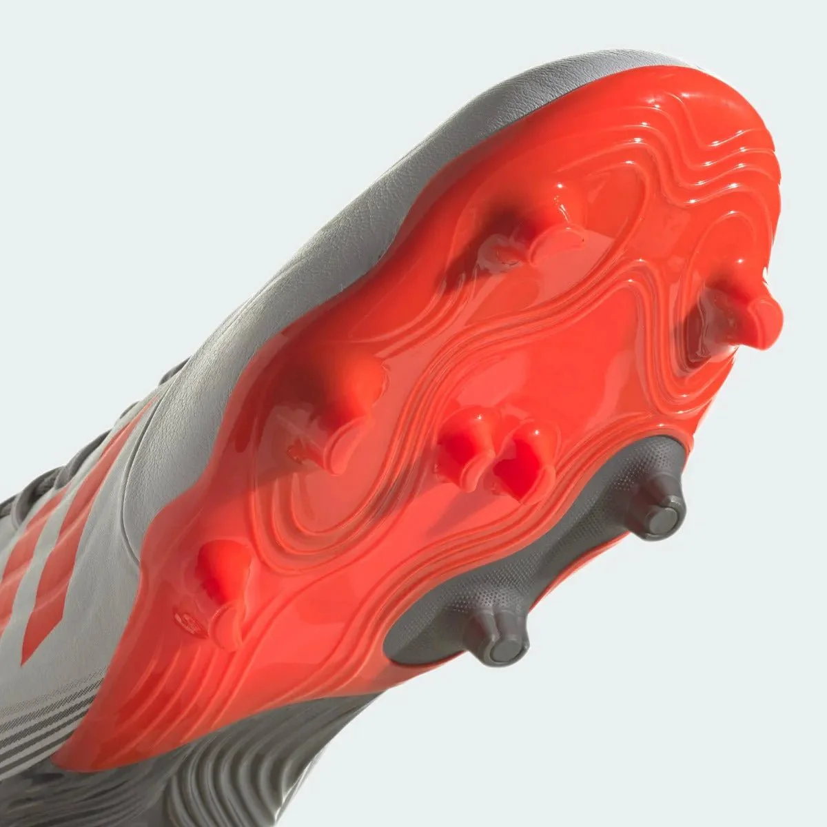 Adidas Copa Sense .3 FG - White-Grey-Solar Red - Image 8