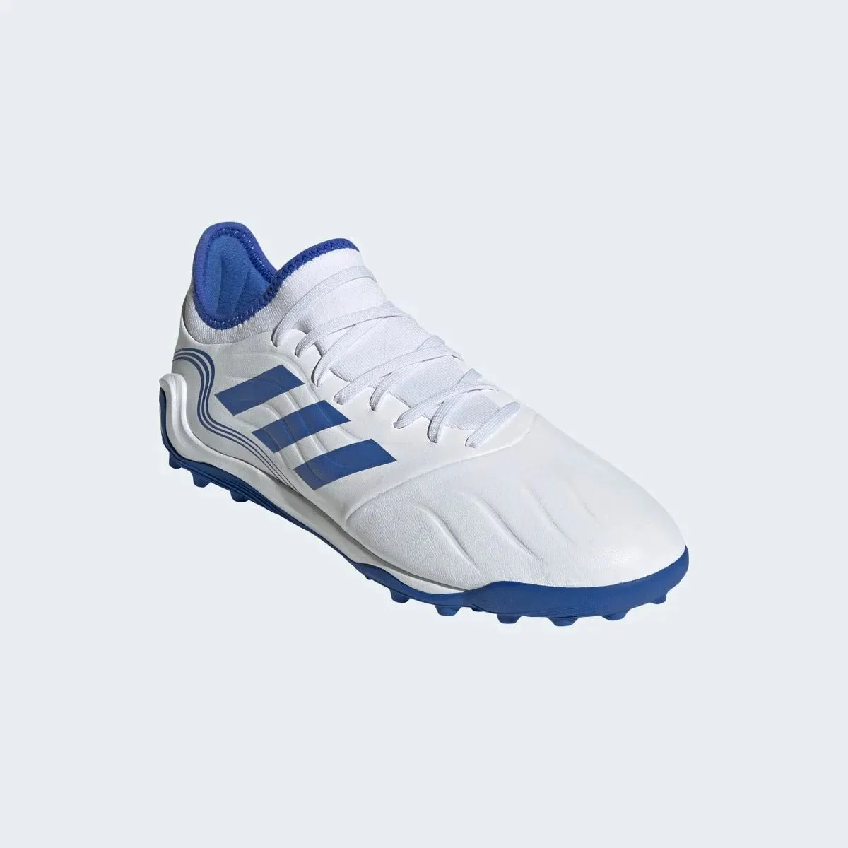 adidas Copa Sense .3 Turf - White-Hi Res Blue - Image 3