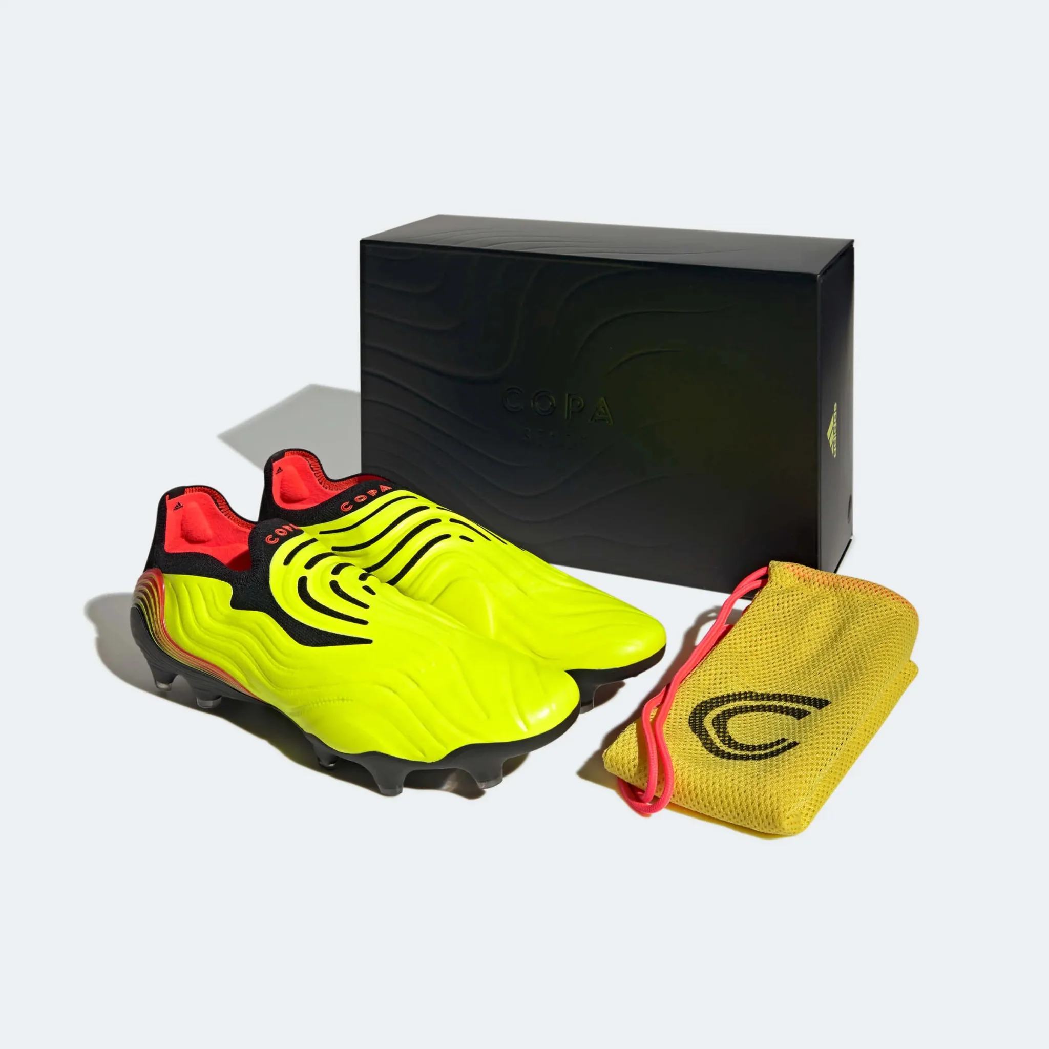 adidas Copa Sense + FG - Solar Yellow-Black - Image 9