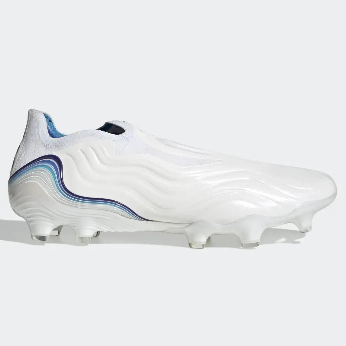 adidas Copa Sense + FG - White-Hi Res Blue