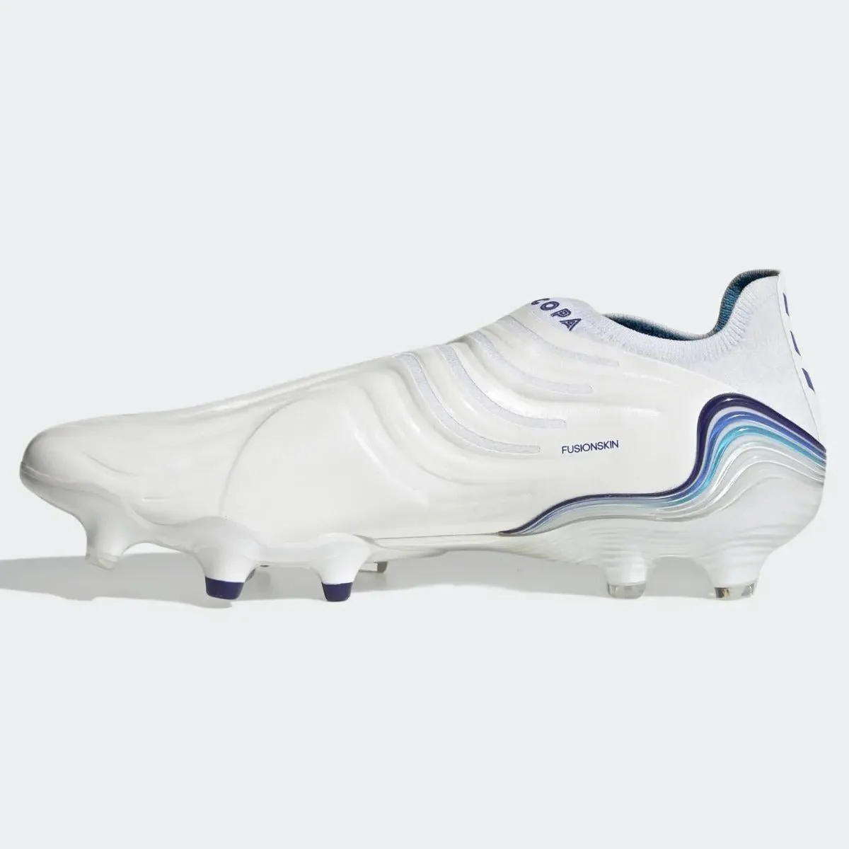 adidas Copa Sense + FG - White-Hi Res Blue - Image 2