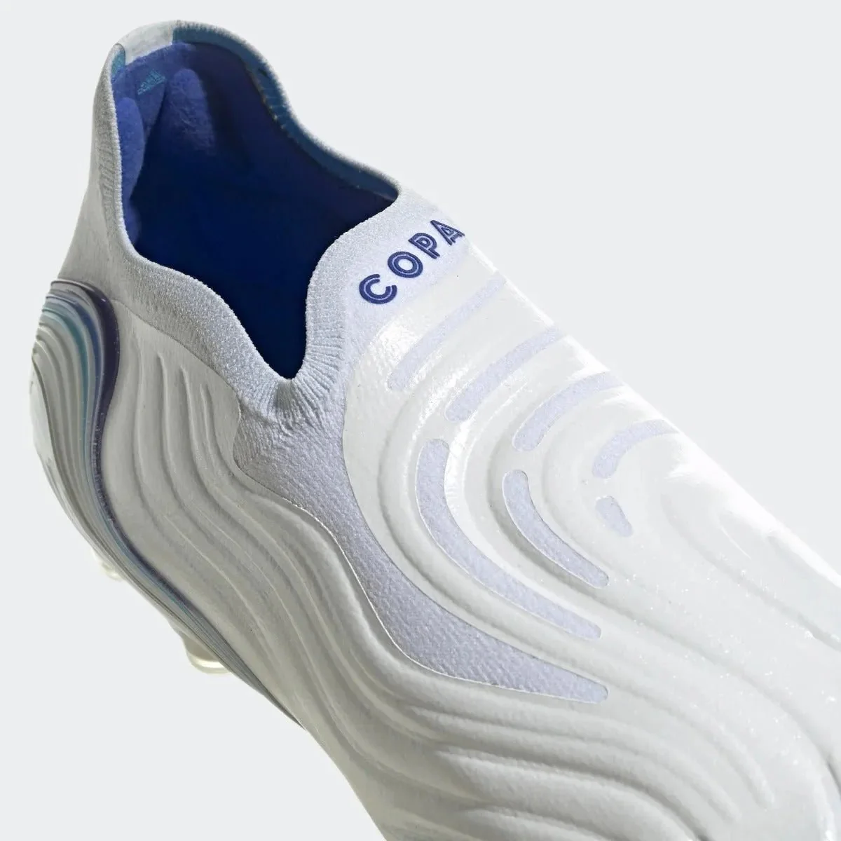 adidas Copa Sense + FG - White-Hi Res Blue - Image 7