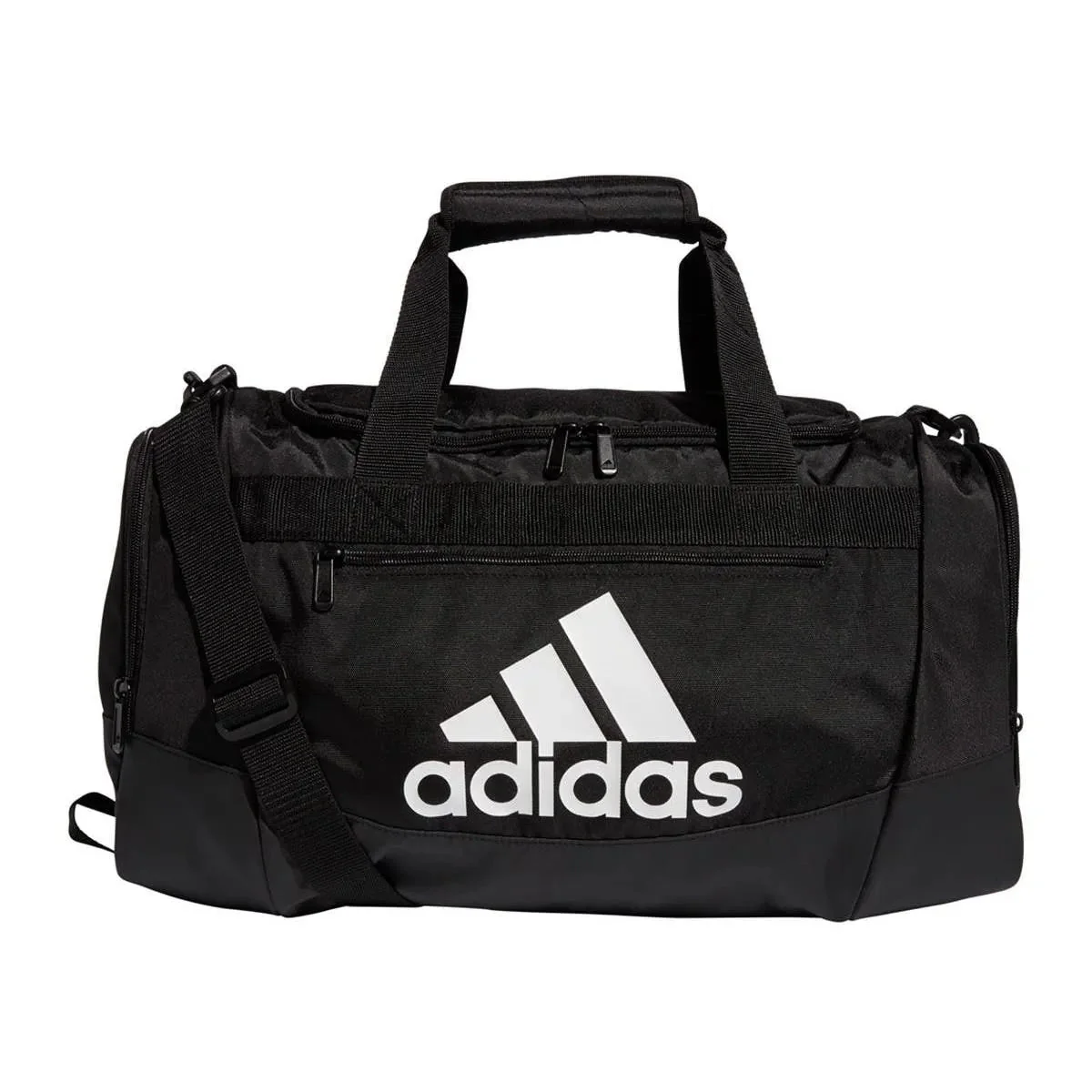adidas Defender IV Small Duffel Bag - Black-White