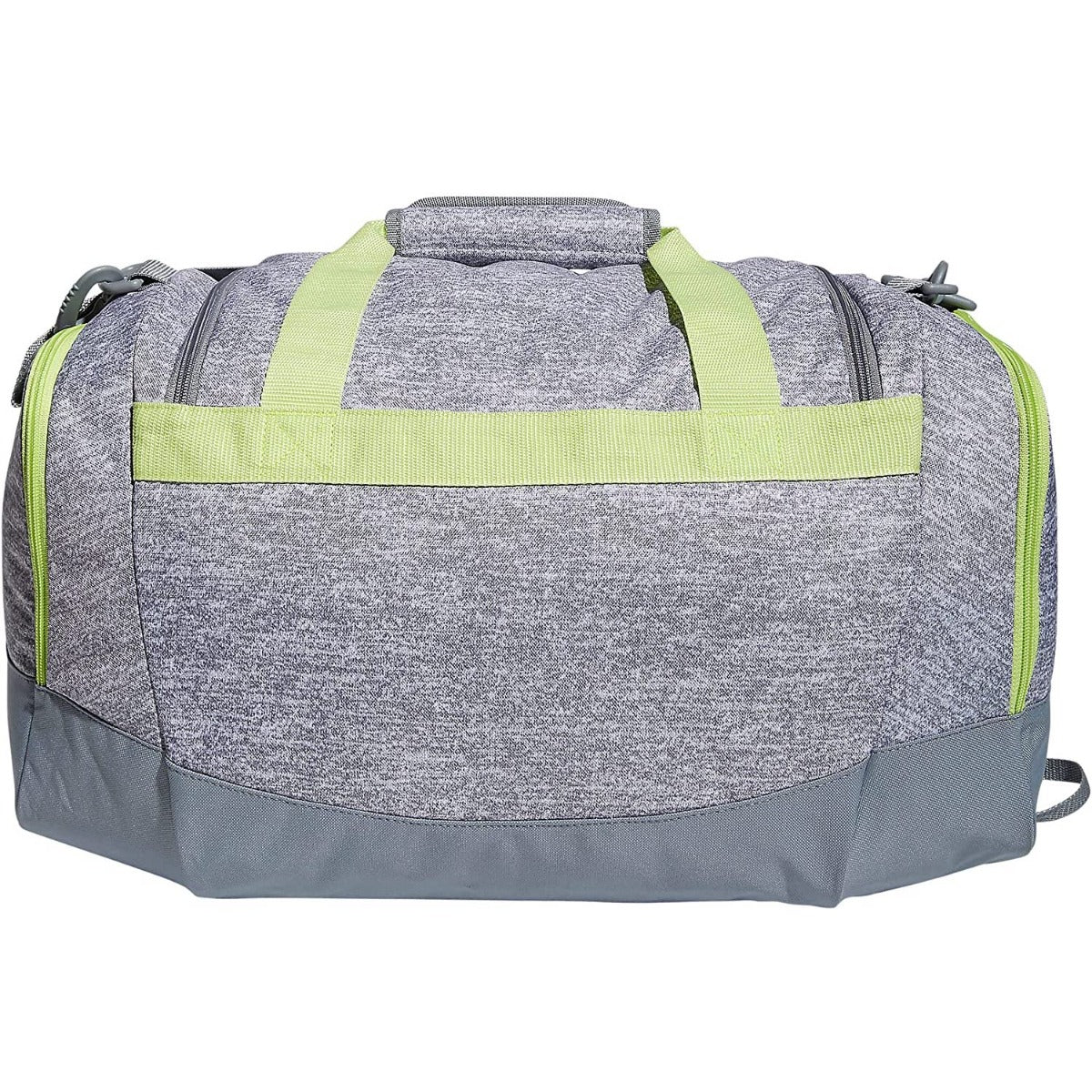 adidas Defender IV Small Duffel Bag - Grey-Lime Green - Image 3