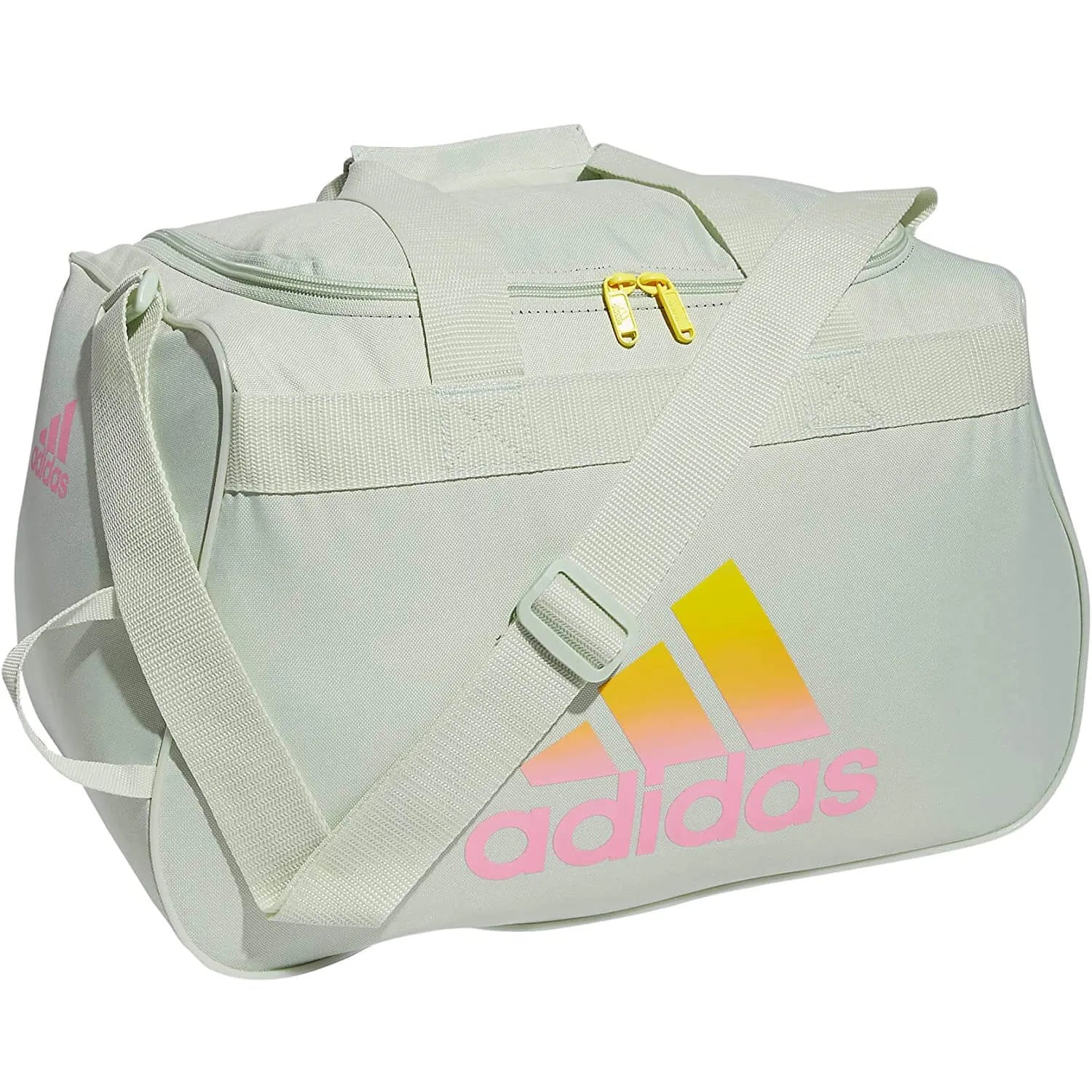 adidas Diablo Small Duffel Bag - Linen Green-Bliss Pink