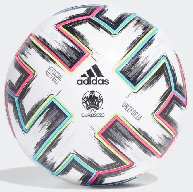 adidas Euro 2020 Uniforia Pro Football - White-Black
