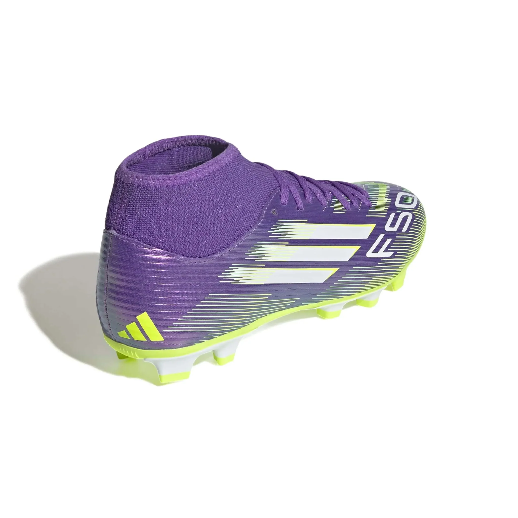 adidas F50 Club Mid Firm/Multi Ground Soccer Cleats - Radiant Blaze Pack - Image 4