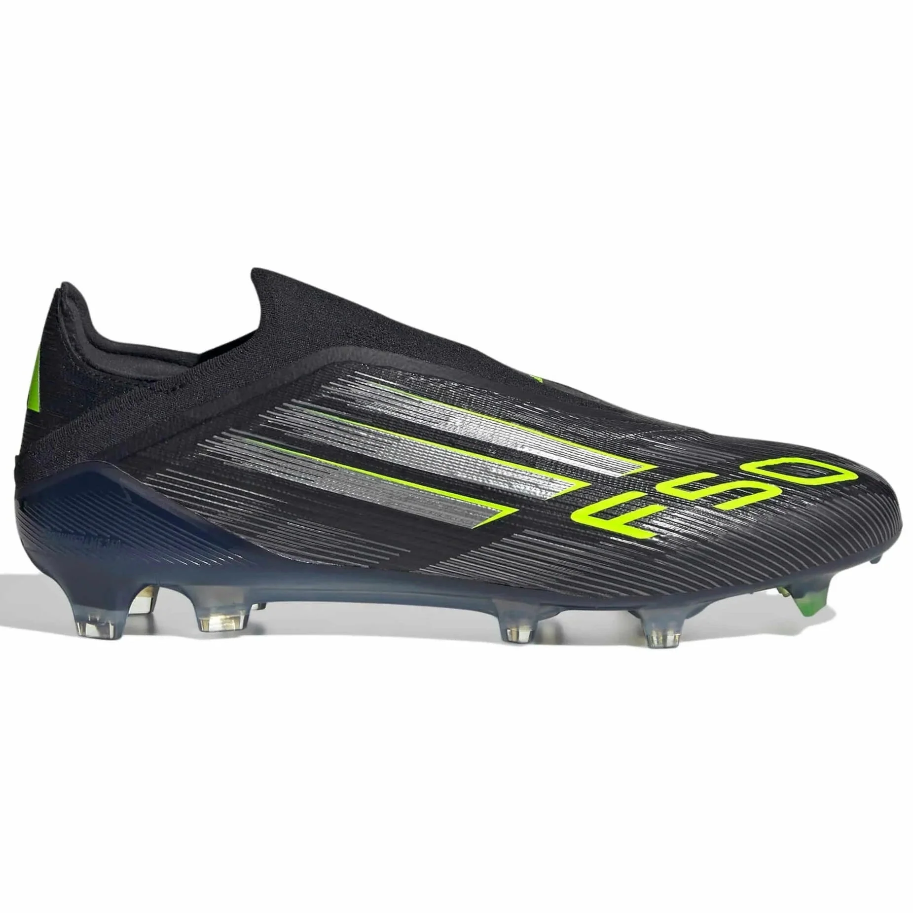 adidas F50 Elite Laceless Firm Ground Soccer Cleats - Electric Stealth Pack (FA25)