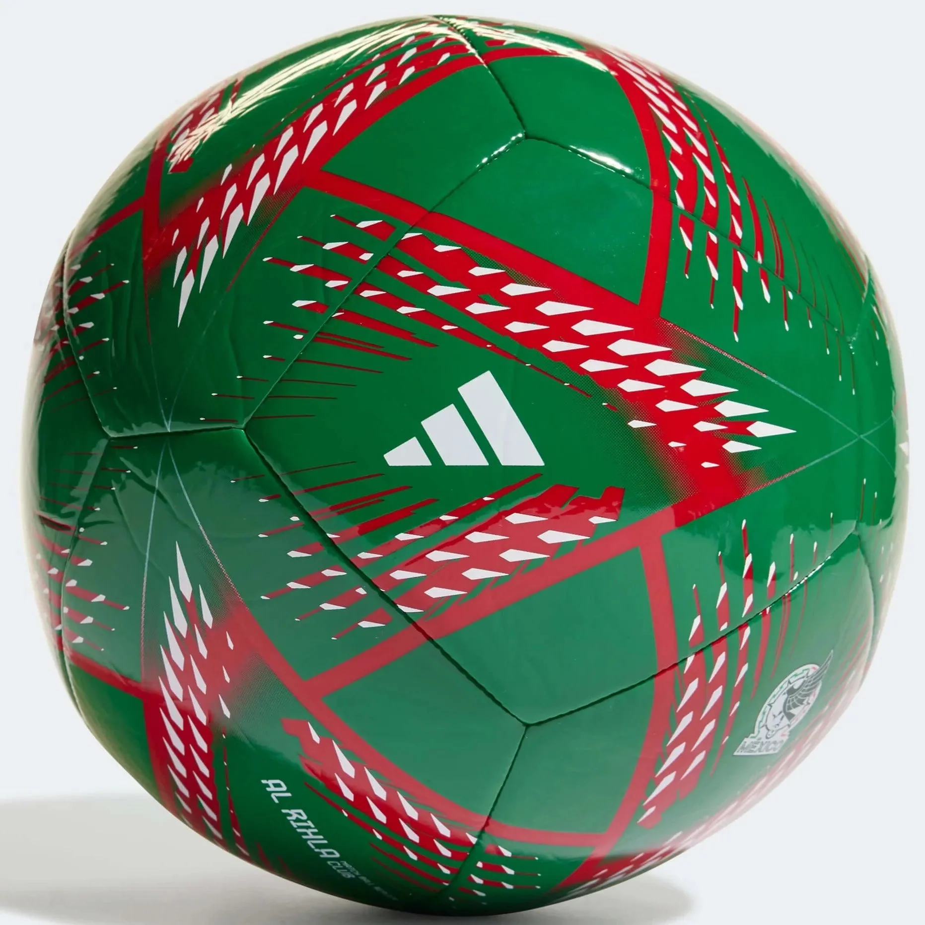 adidas FA22 Mexico AL Rihla Club Ball - Green-Red - Image 2