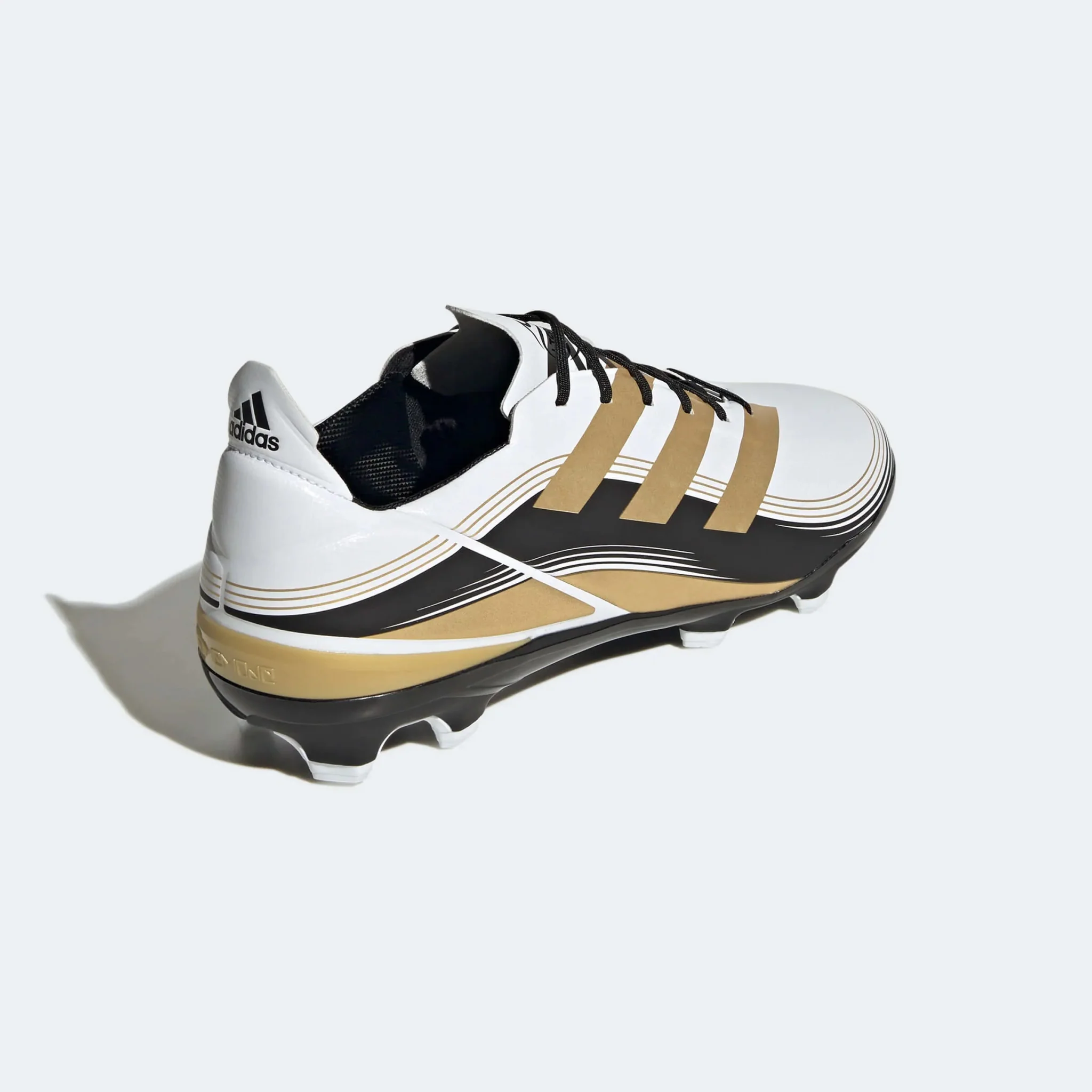 adidas Gamemode FG - White-Gold-Black - Image 4