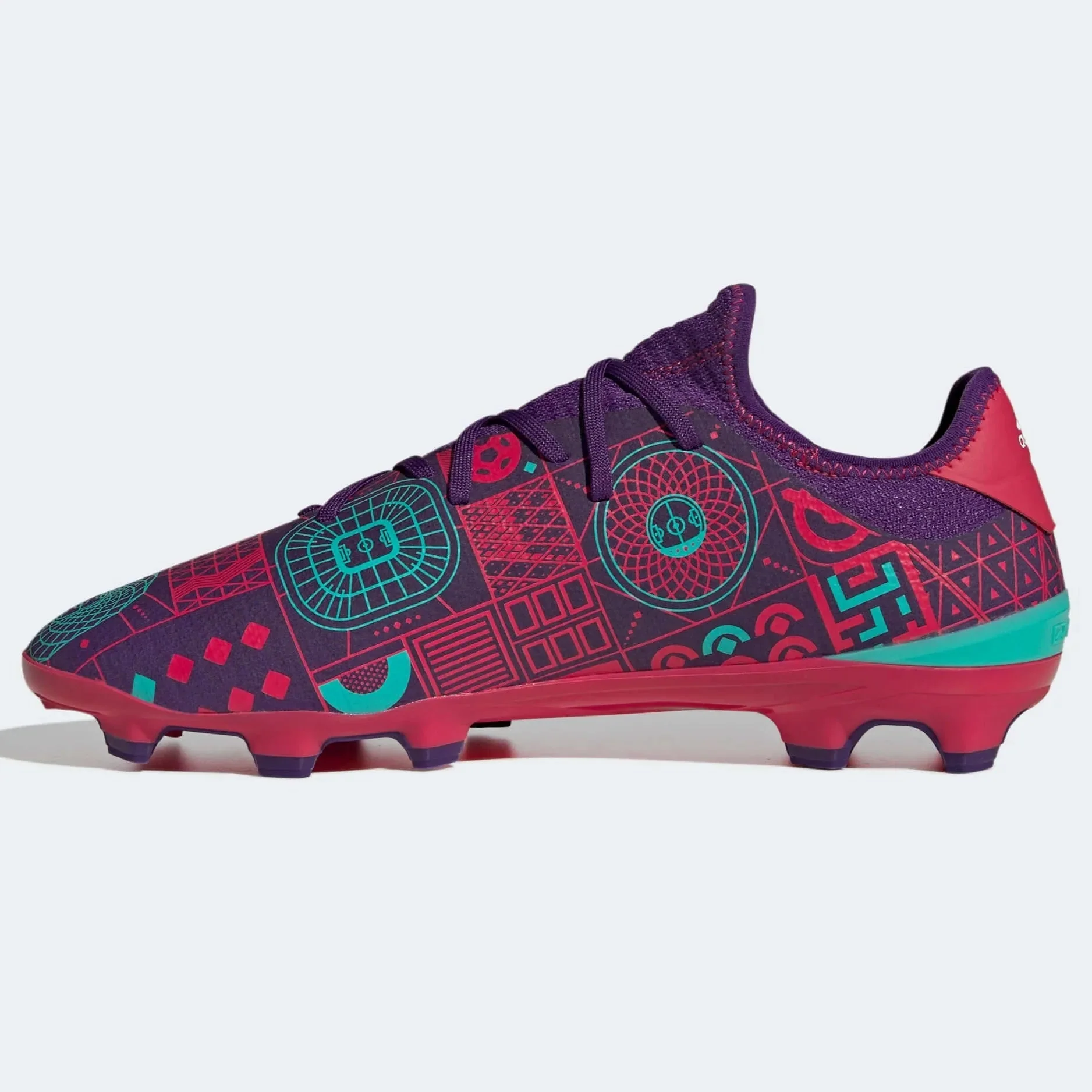 adidas Gamemode Knit FG - Purple-Ruby Red - Image 2