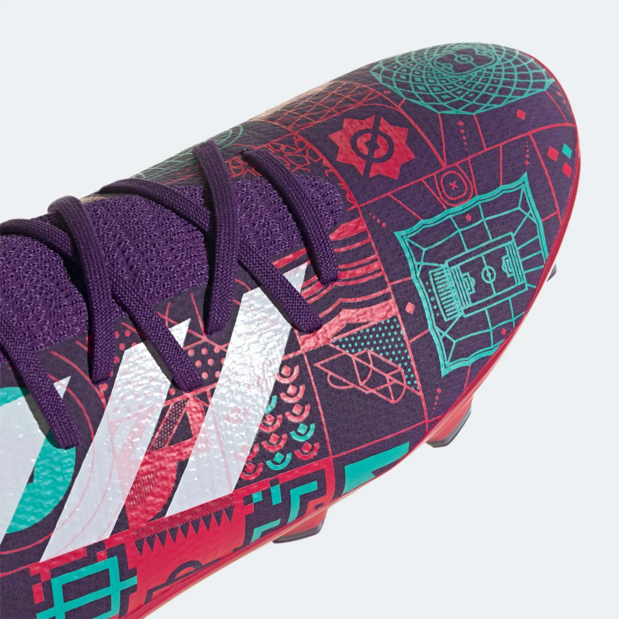 adidas Gamemode Knit FG - Purple-Ruby Red - Image 6