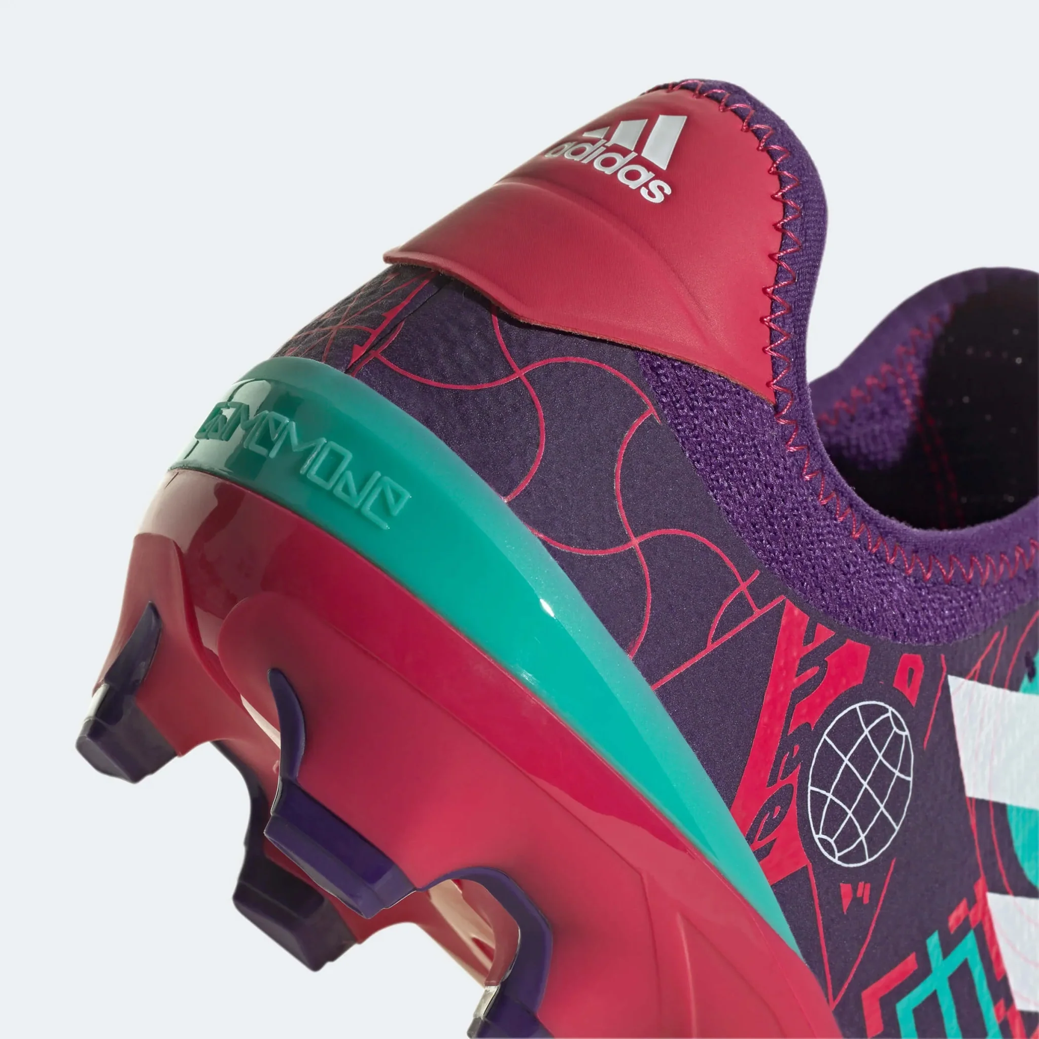 adidas Gamemode Knit FG - Purple-Ruby Red - Image 7
