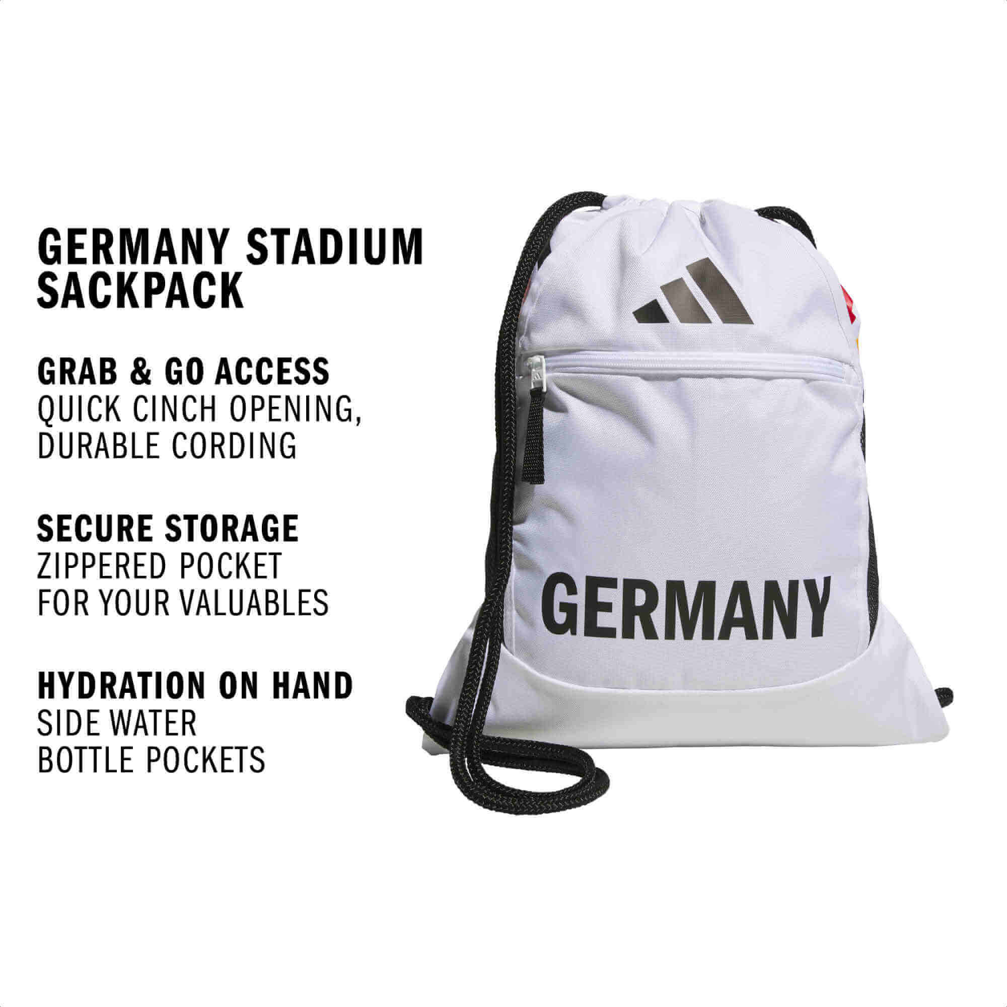 adidas Germany Stadium Sackpack - Image 4