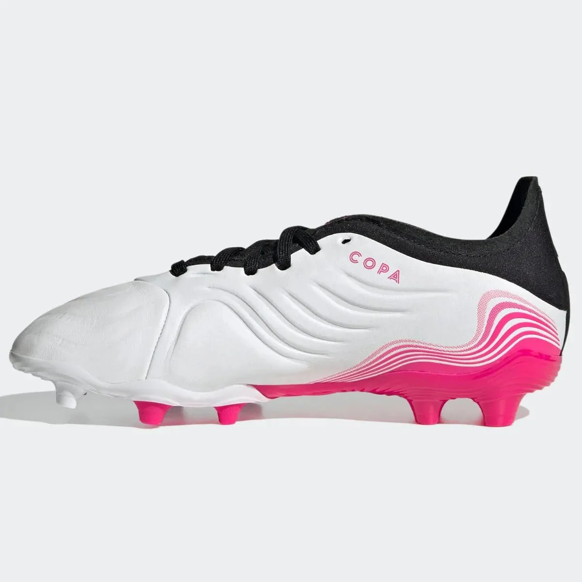 Adidas Junior Copa Sense .1 FG - White-Black-Pink - Image 2