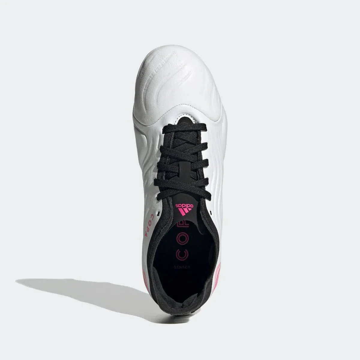 Adidas Junior Copa Sense .1 FG - White-Black-Pink - Image 5
