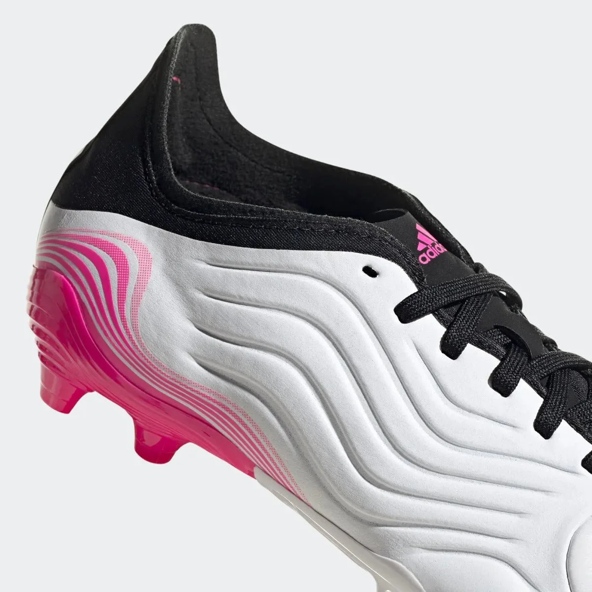 Adidas Junior Copa Sense .1 FG - White-Black-Pink - Image 7