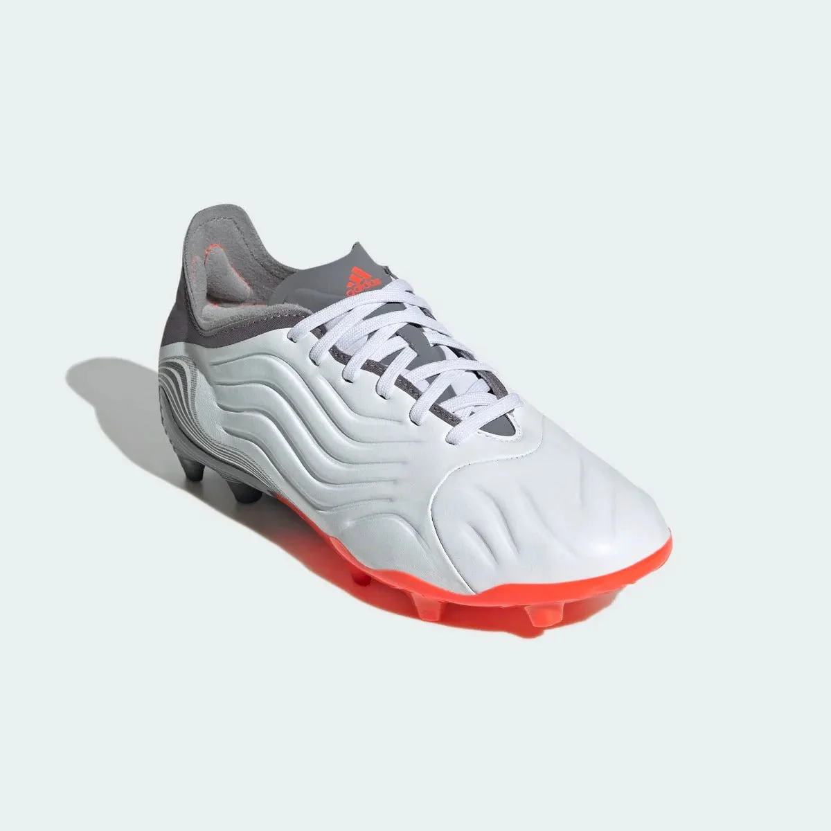 Adidas JR Copa Sense .1 FG - White-Grey-Solar Red - Image 3