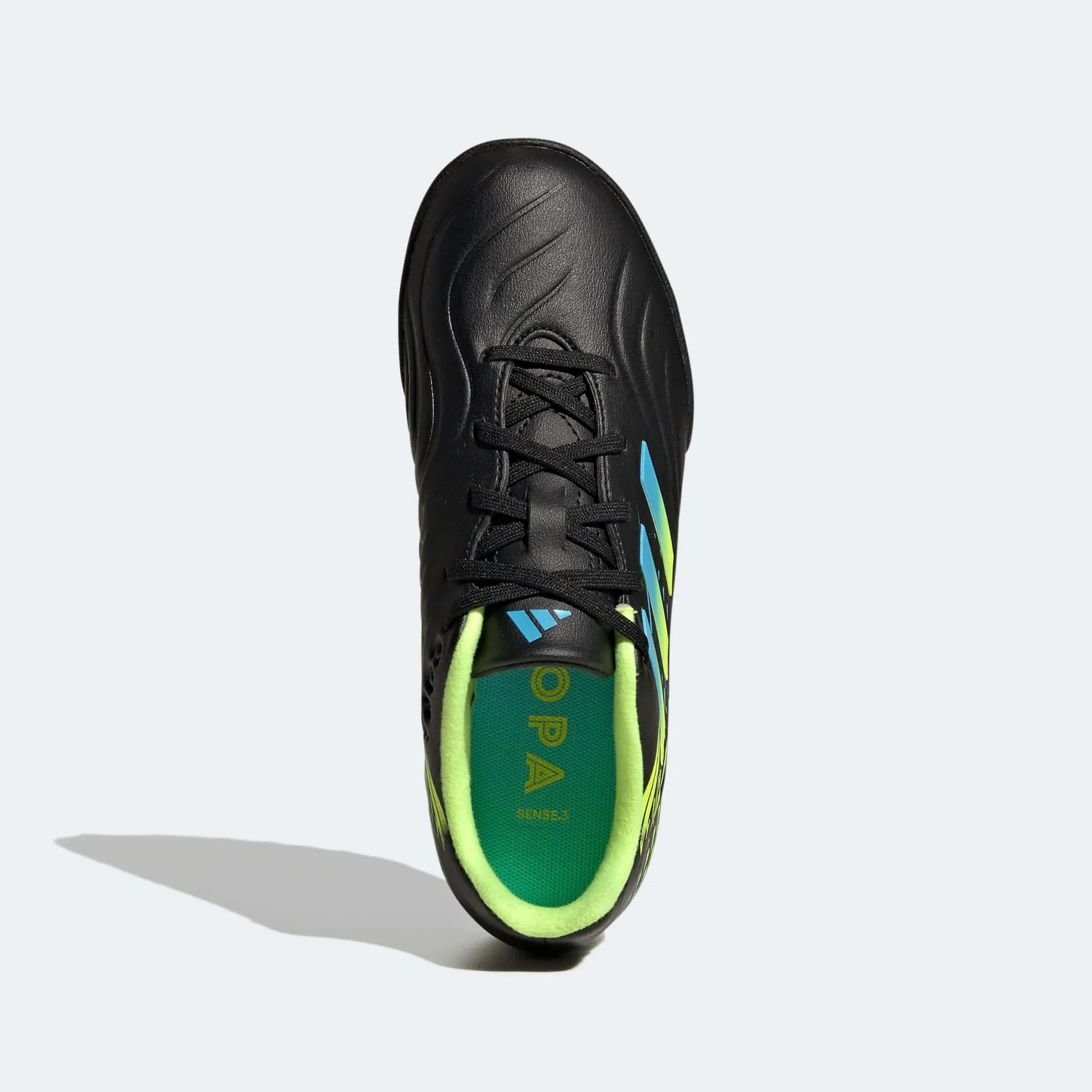 adidas Junior Copa Sense.3 Turf - Black-Solar-Yellow - Image 5