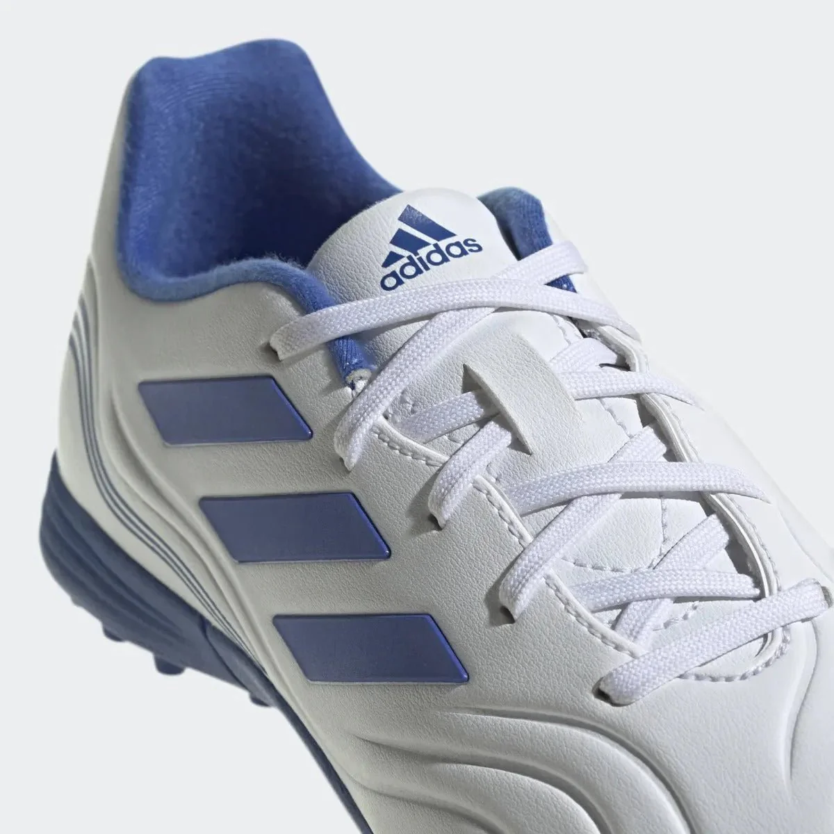 adidas Junior Copa Sense .3 Turf - White-Blue - Image 7
