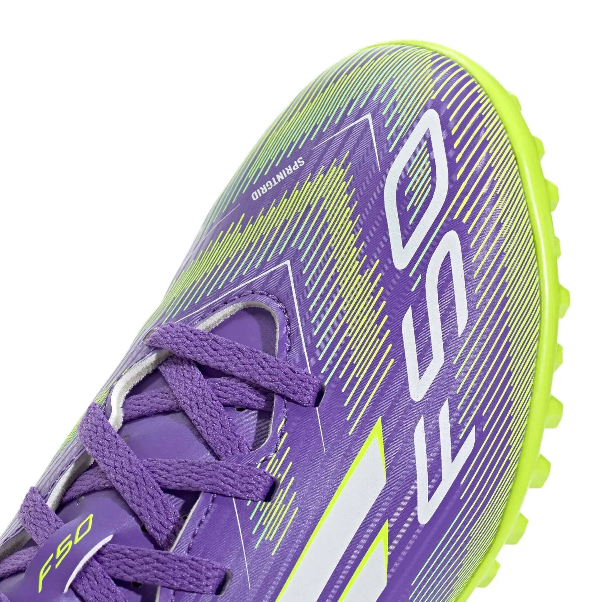 adidas Junior F50 Club Turf Soccer Shoes - Radiant Blaze Pack (FA25) - Image 7