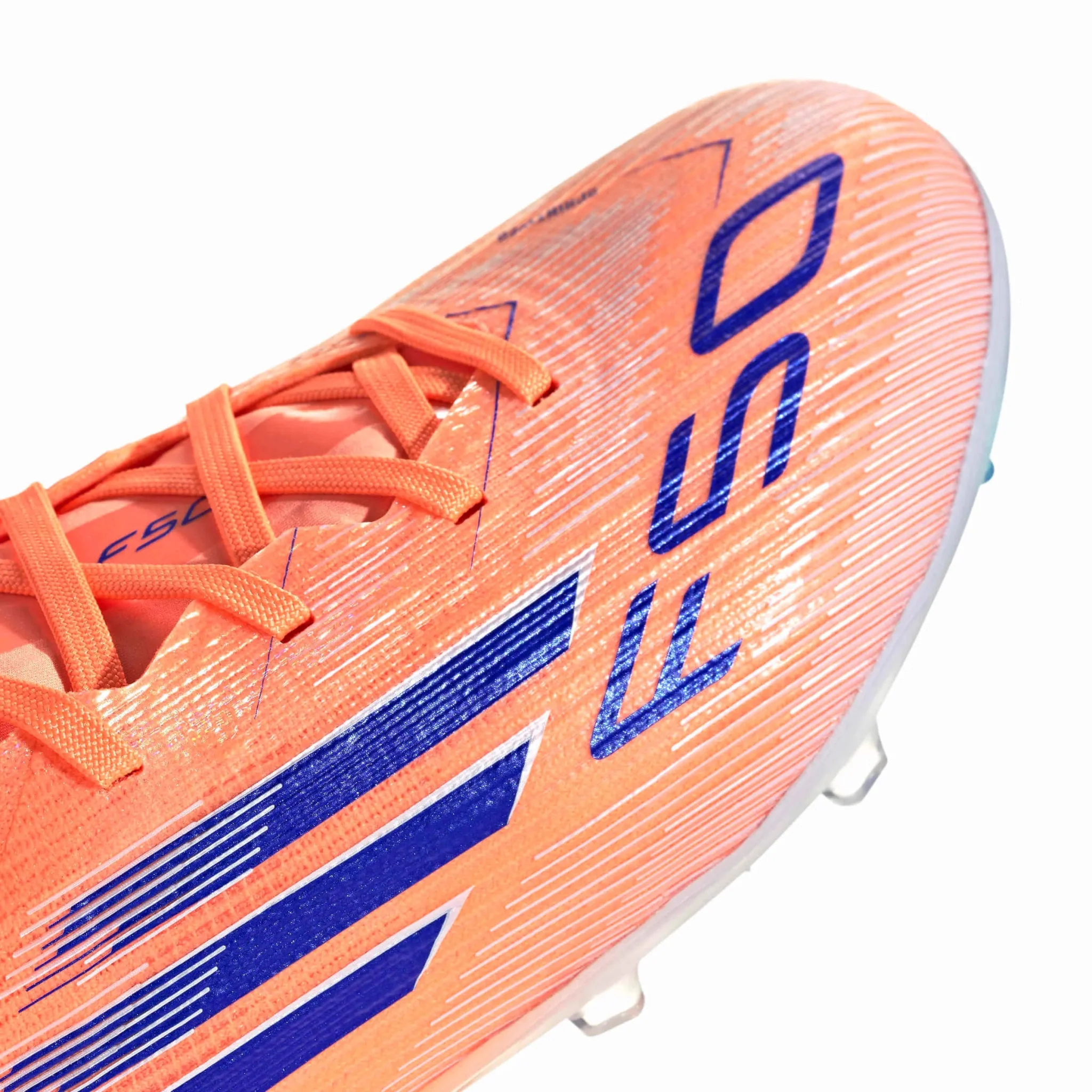 adidas Junior F50 Elite Firm Ground Soccer Cleats - Coral Blaze Pack (FA25) - Image 7
