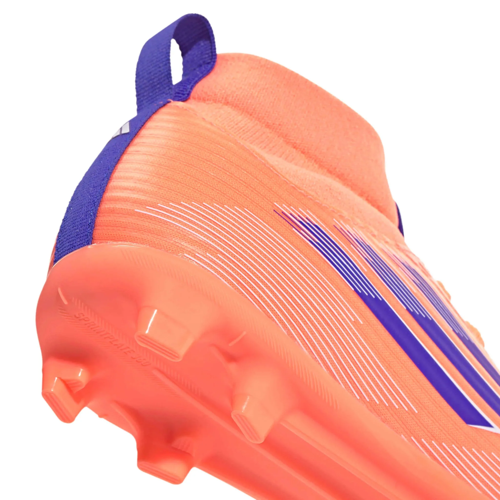 adidas Junior F50 League Mid Firm/Multi Ground Soccer Cleats - Coral Blaze Pack (FA25) - Image 8