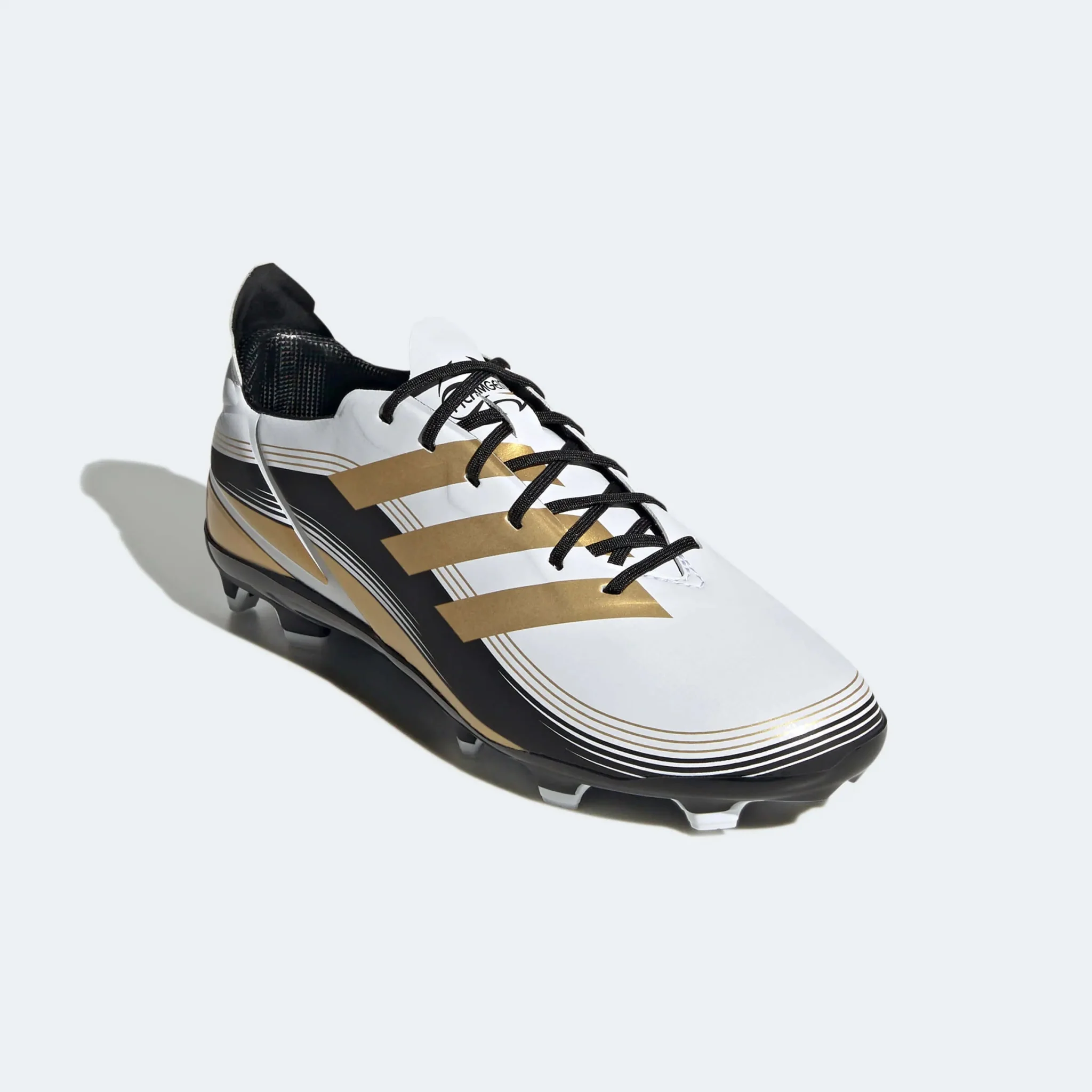 adidas Junior Gamemode FG J - White-Gold-Black - Image 3