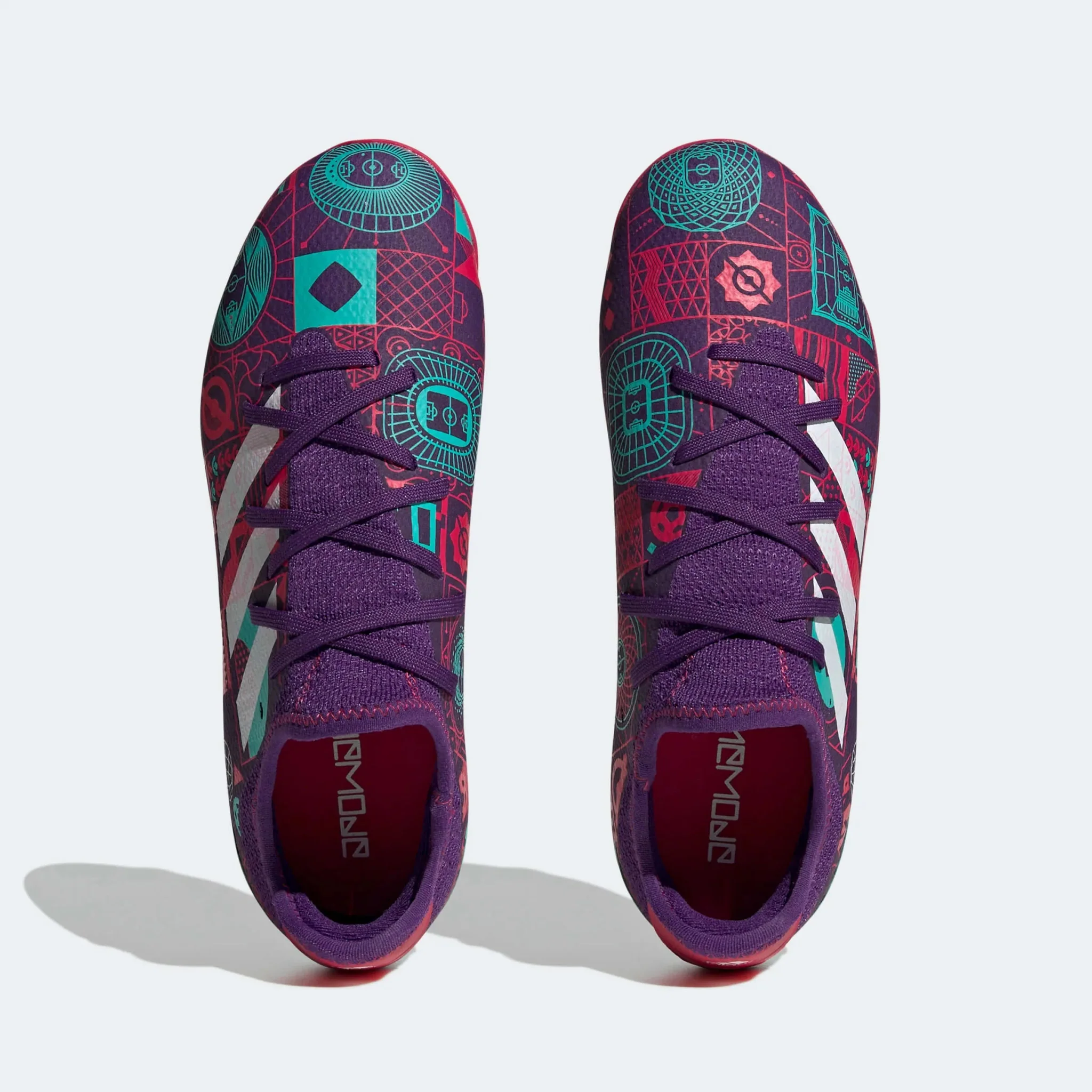 adidas Junior Gamemode Knit FG - Purple-Ruby Red - Image 5