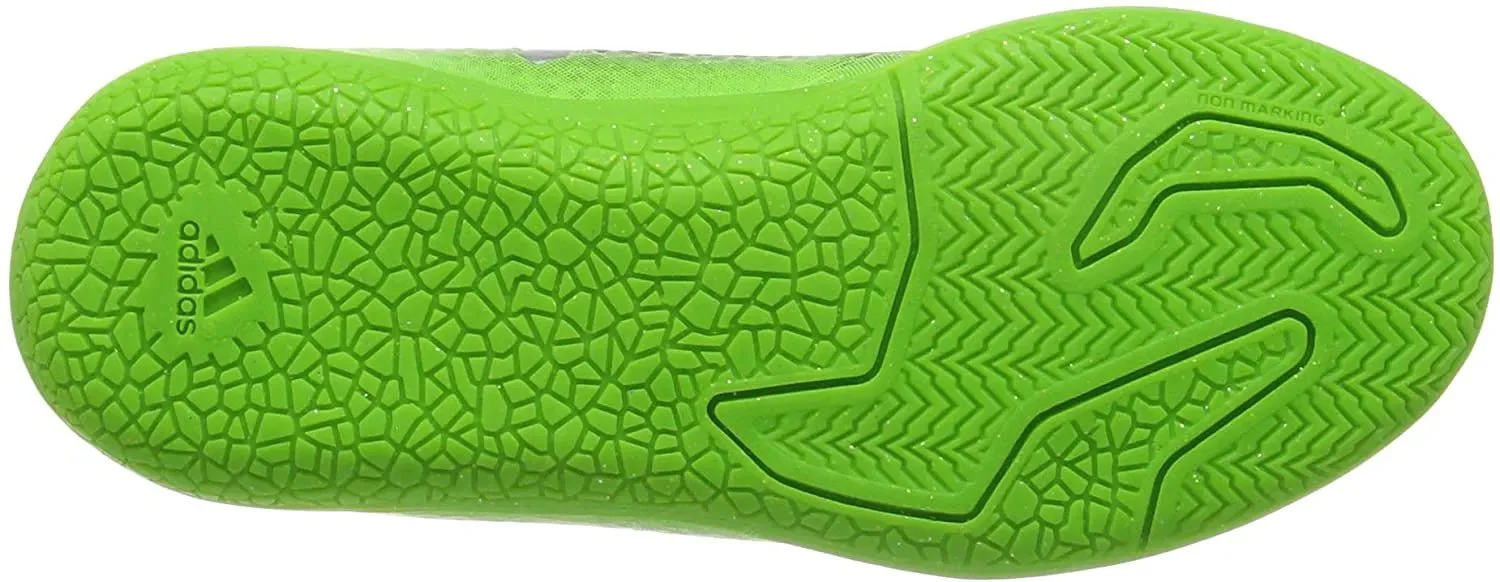 Adidas Junior Messi 16.3 IN Dark Grey-Neon Green - Image 4