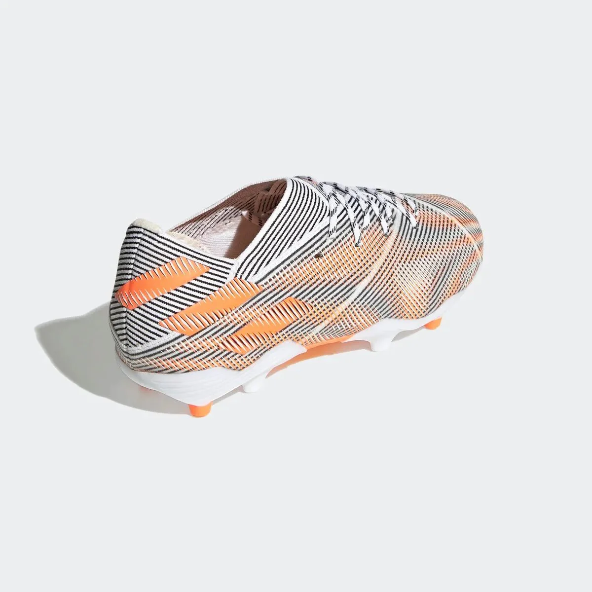 Adidas Junior Nemeziz .1 FG - White-Black-Orange - Image 4