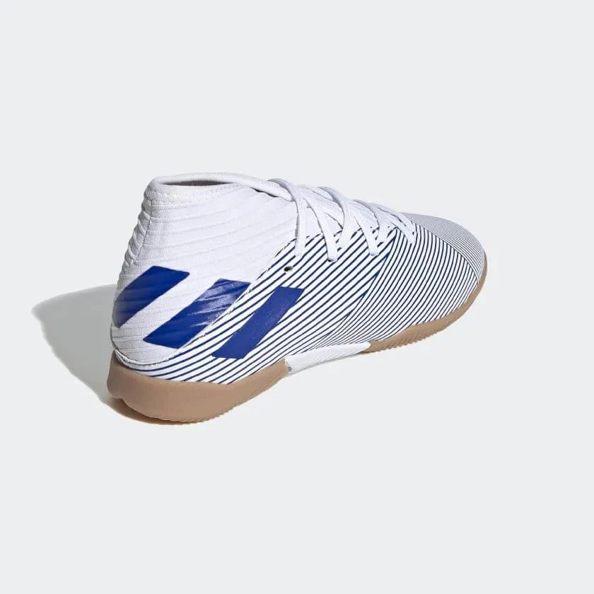 adidas JR Nemeziz 19.3 IN - White-Blue - Image 4