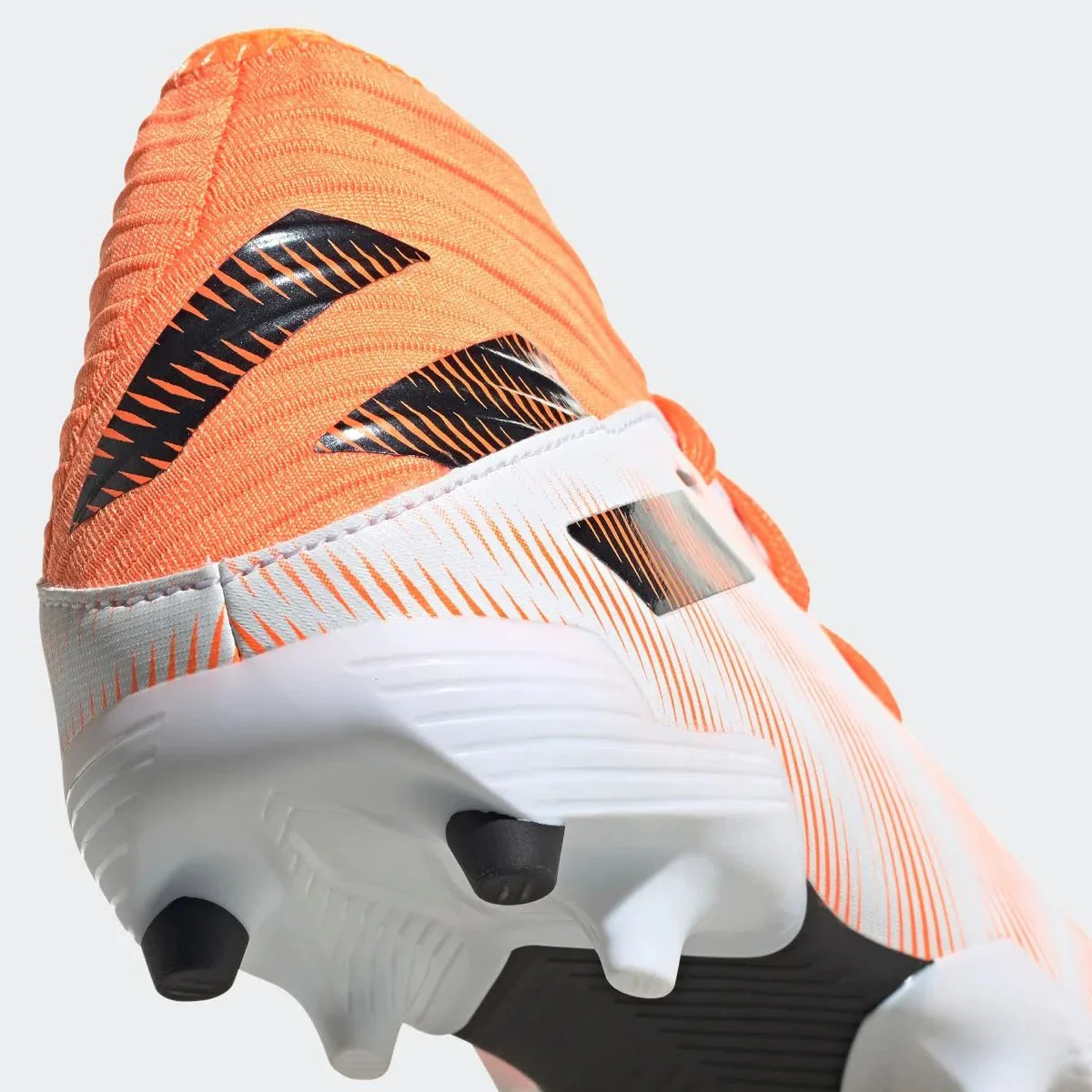 Adidas Junior Nemeziz .3 FG - White-Orange-Black - Image 7