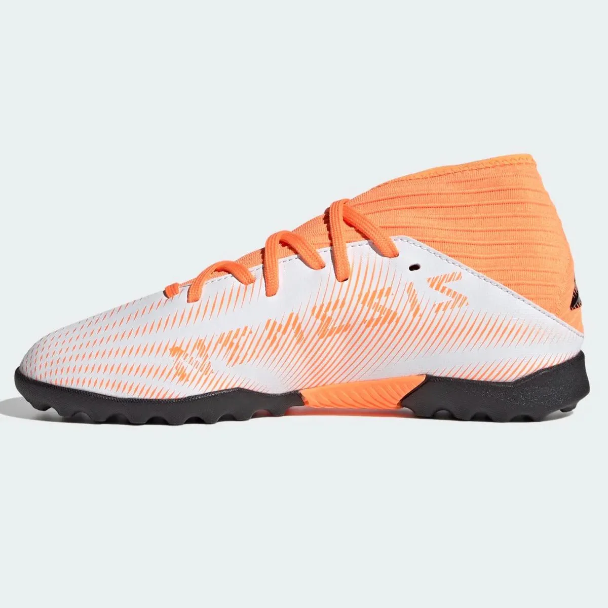 Adidas Junior Nemeziz .3 TF - White-Black-Orange - Image 2