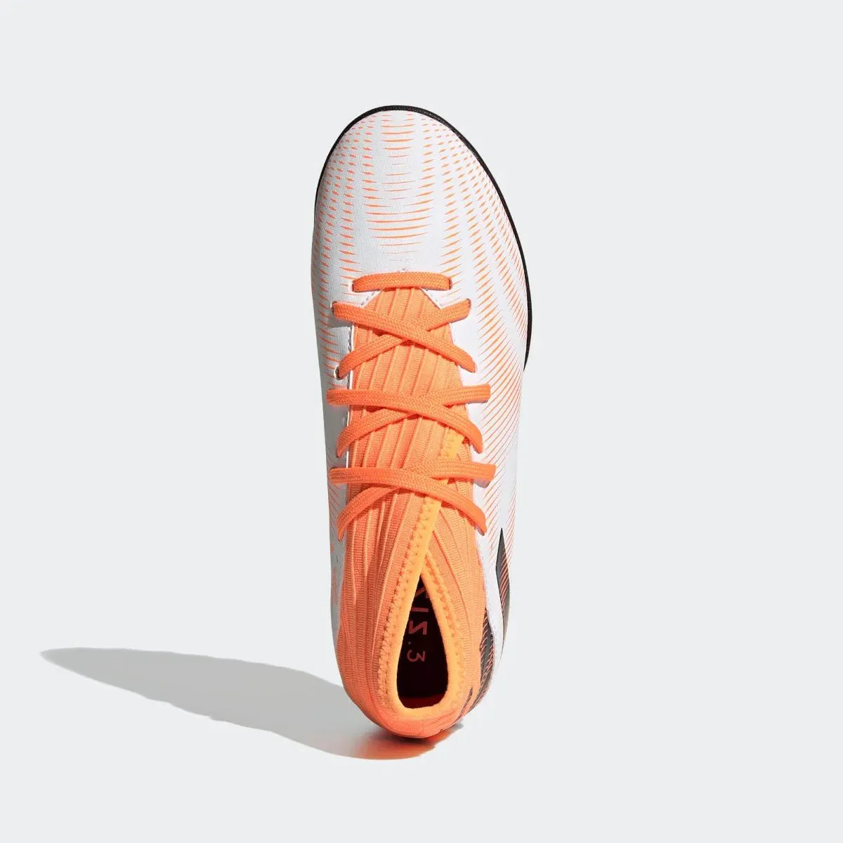 Adidas Junior Nemeziz .3 TF - White-Black-Orange - Image 5