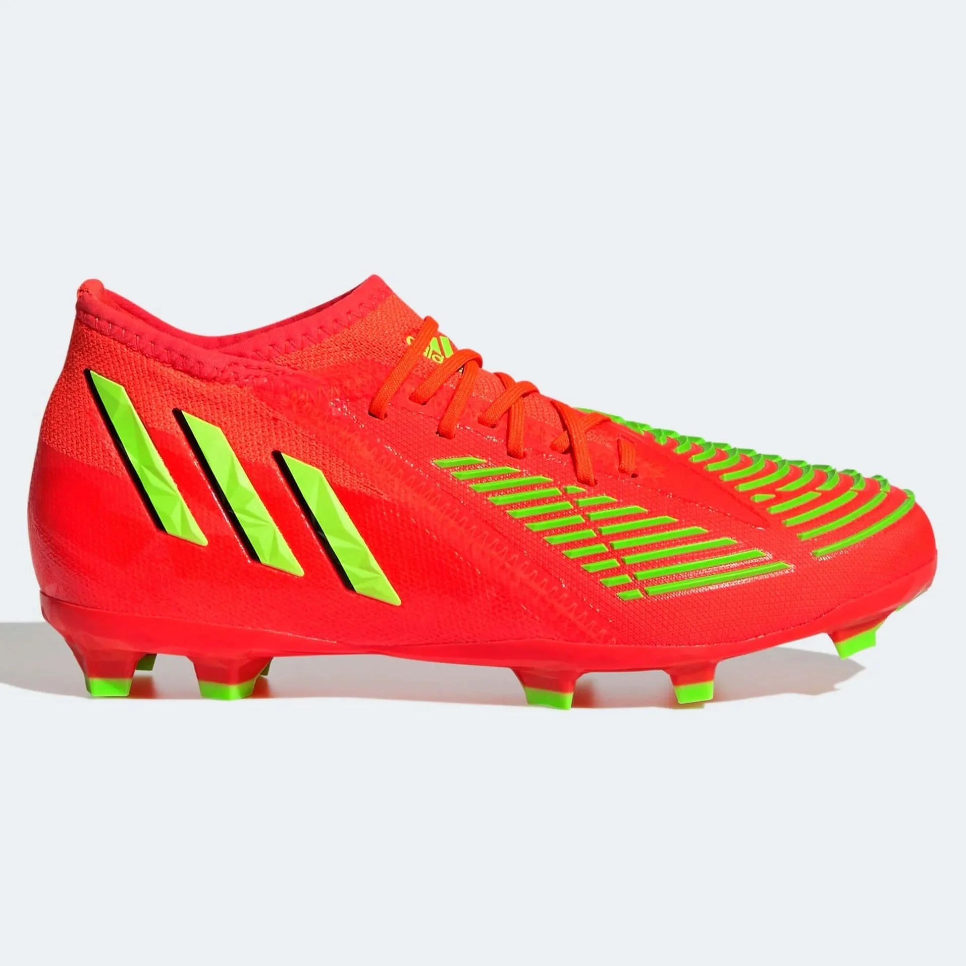 adidas Junior Predator Edge .1 FG - Solar Red-Solar Green