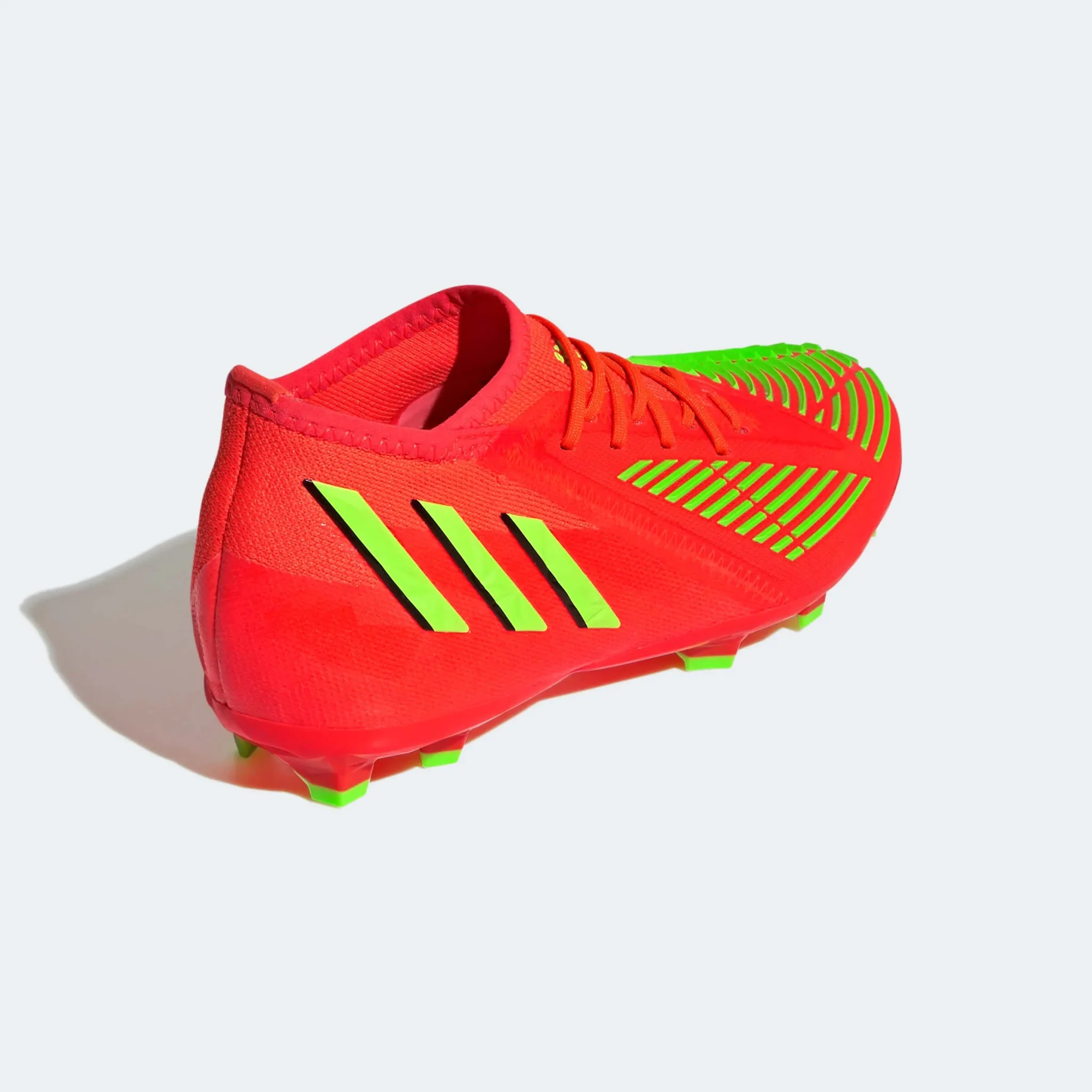 adidas Junior Predator Edge .1 FG - Solar Red-Solar Green - Image 4