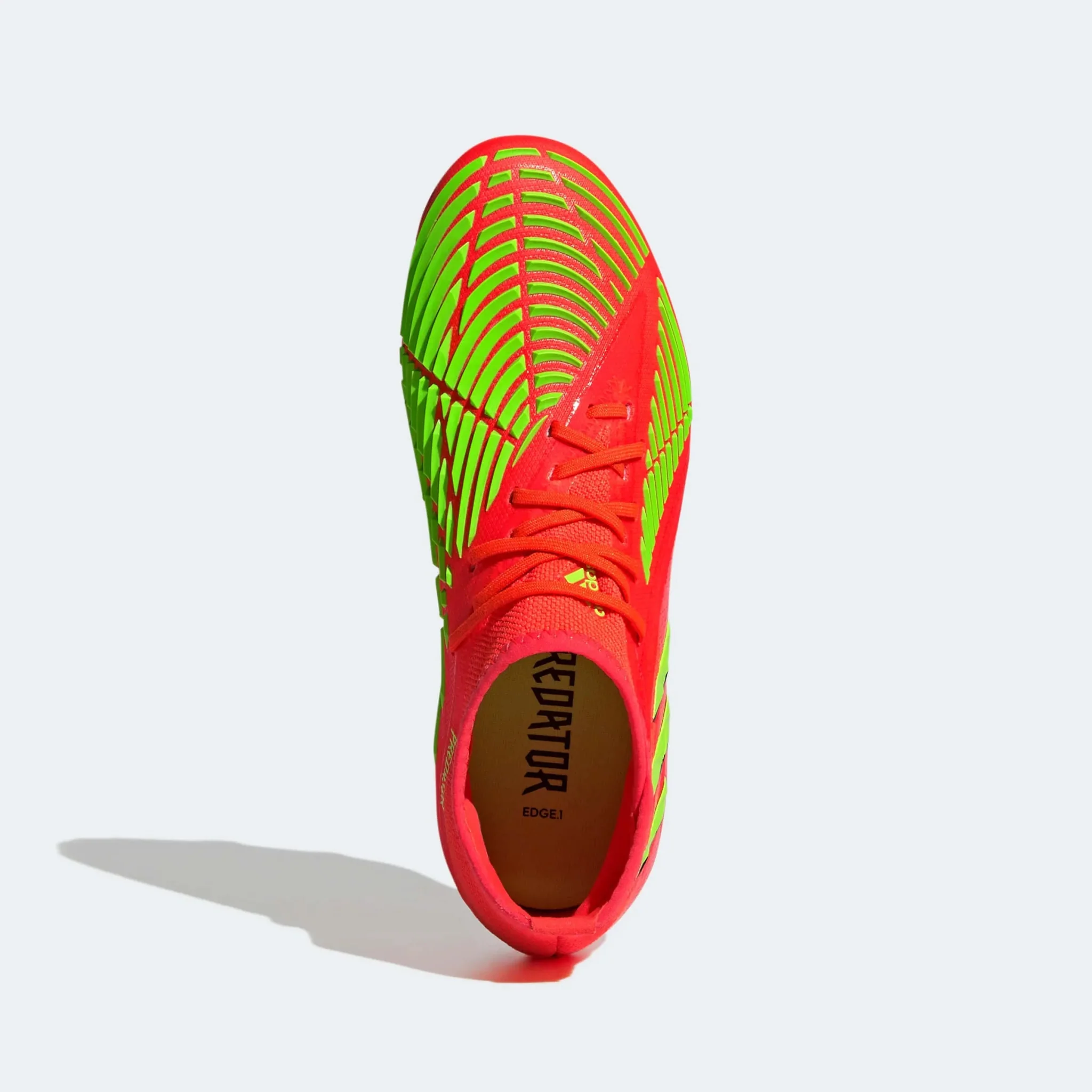 adidas Junior Predator Edge .1 FG - Solar Red-Solar Green - Image 5