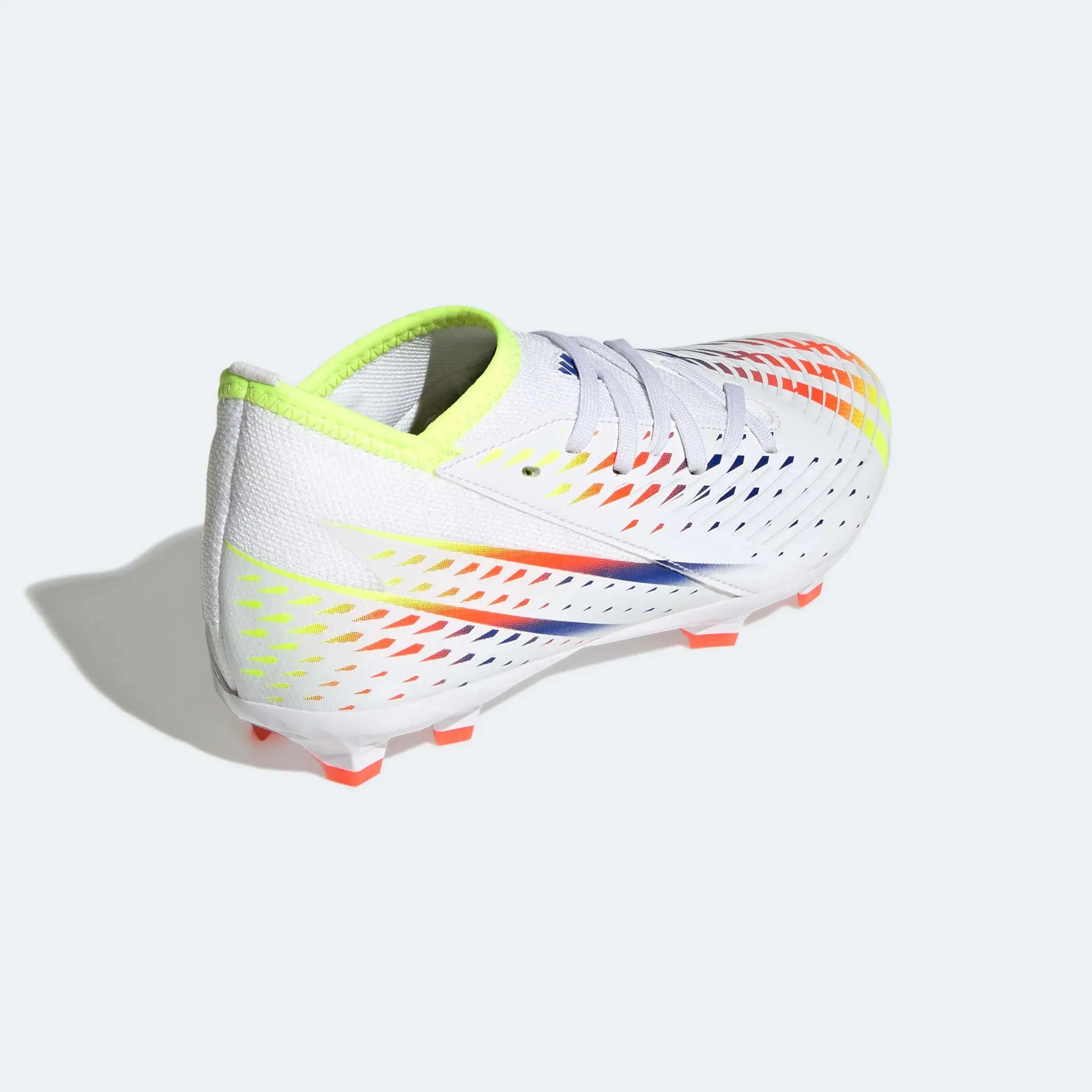 adidas Junior Predator Edge.3 FG J - White-Yellow-Blue - Image 4