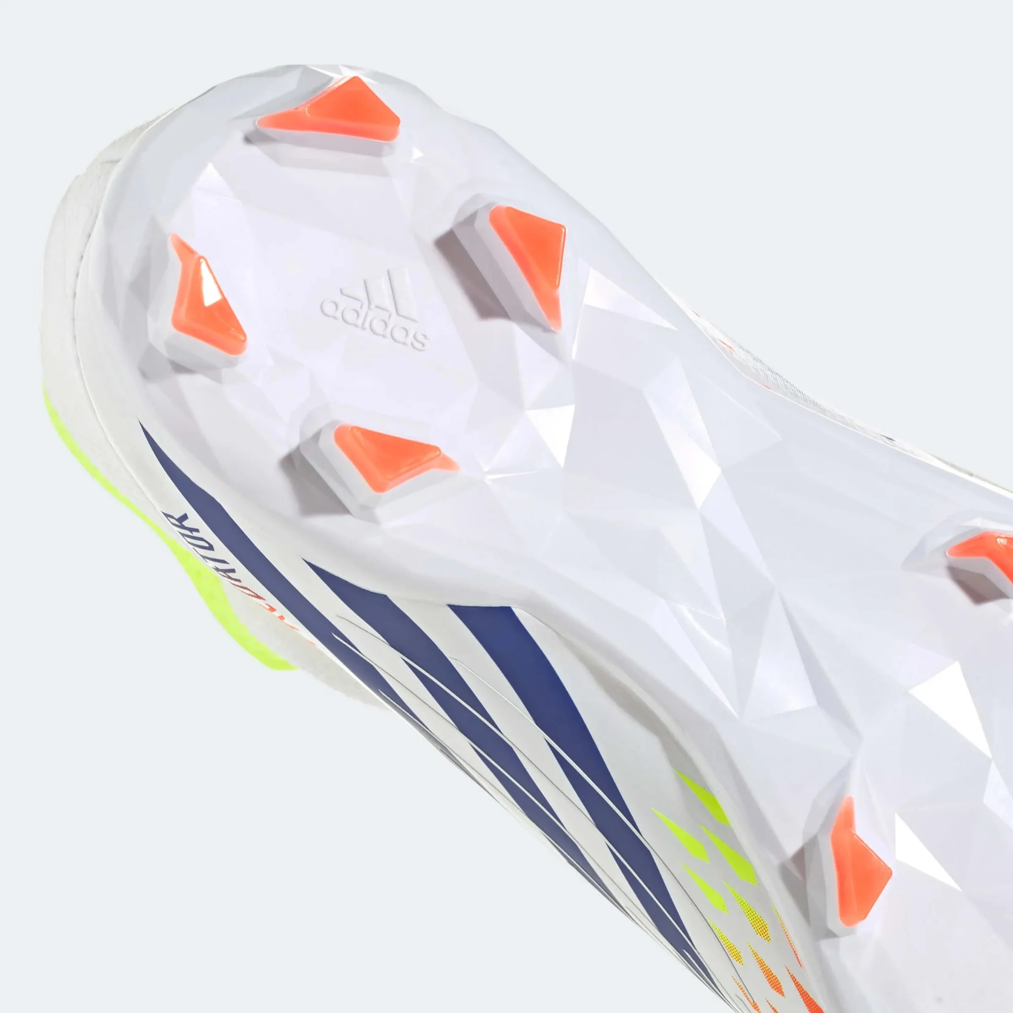 adidas Junior Predator Edge.3 FG J - White-Yellow-Blue - Image 8
