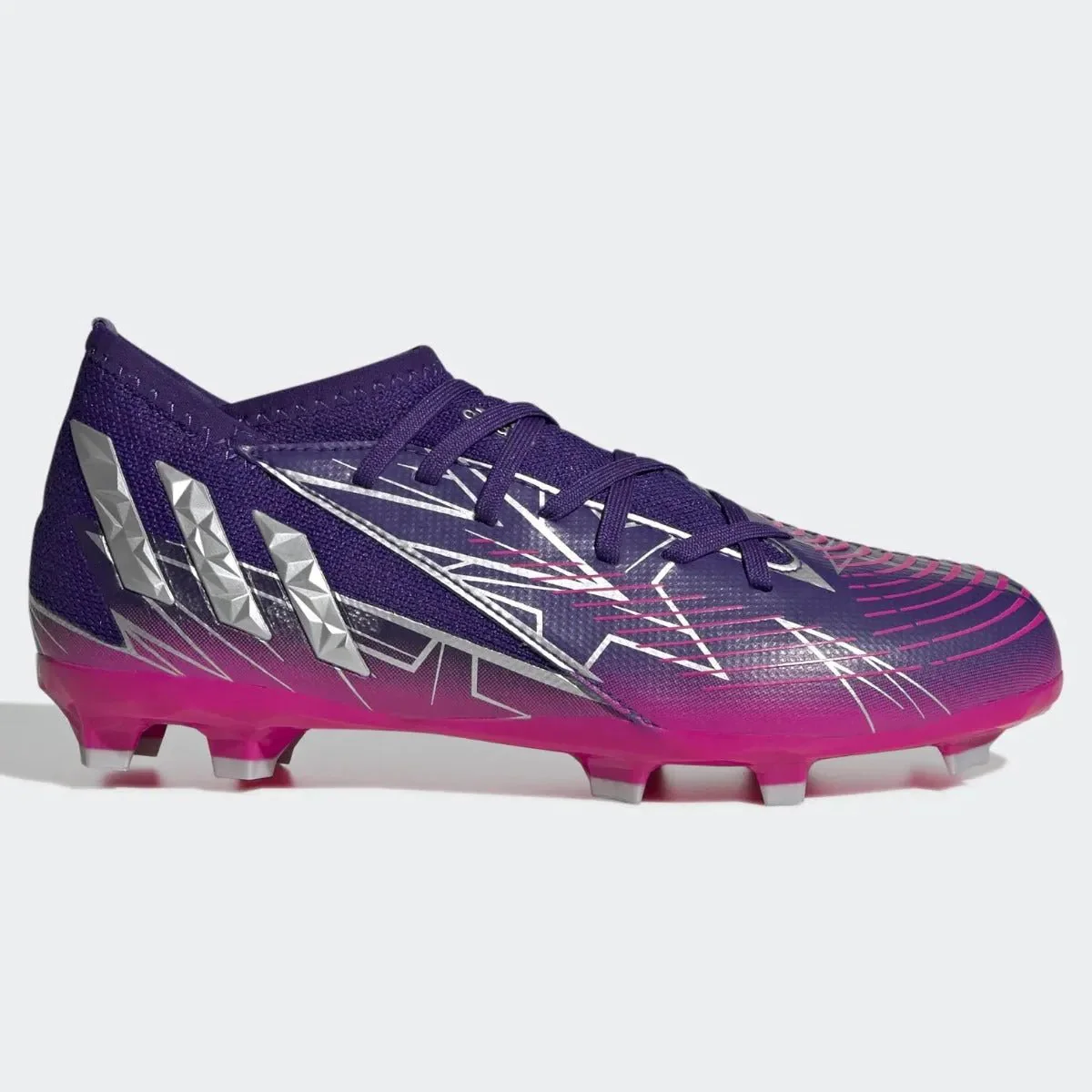 adidas Junior Predator Edge .3 FG - Purple-Silver-Pink