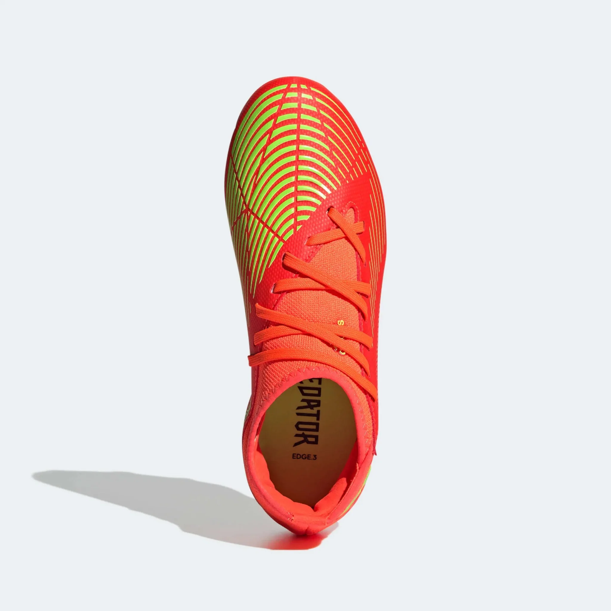 adidas Junior Predator Edge .3 FG - Solar Red-Solar Green - Image 5