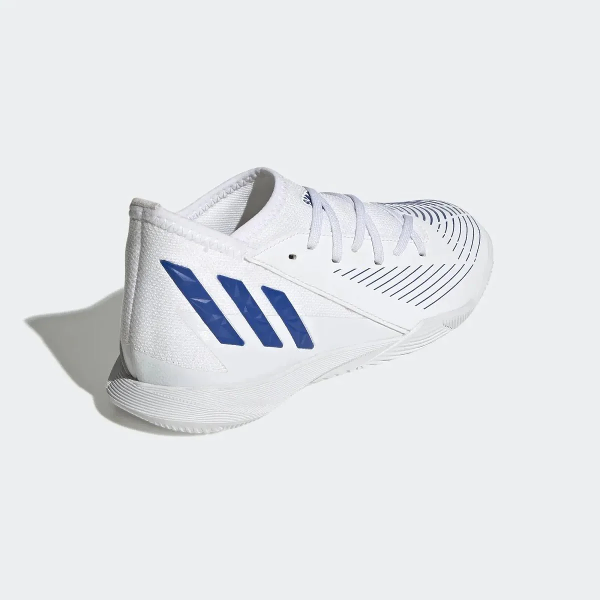 adidas Junior Predator Edge .3 Indoor - White-Hi Res Blue - Image 4